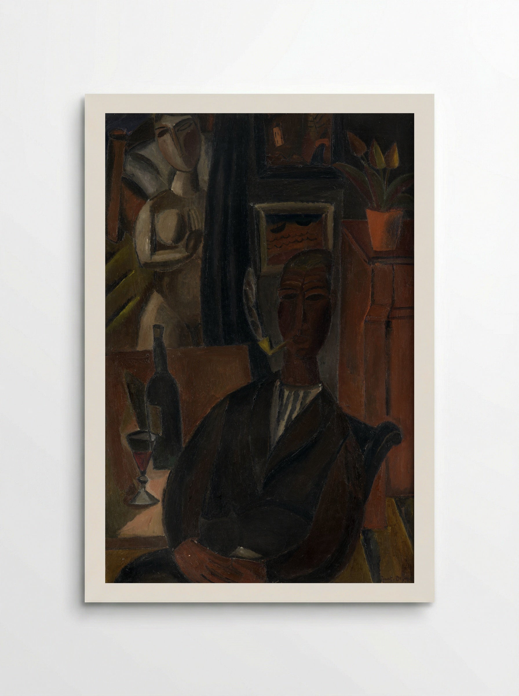 The Man with the Bottle - Gustave de Smet - Poster