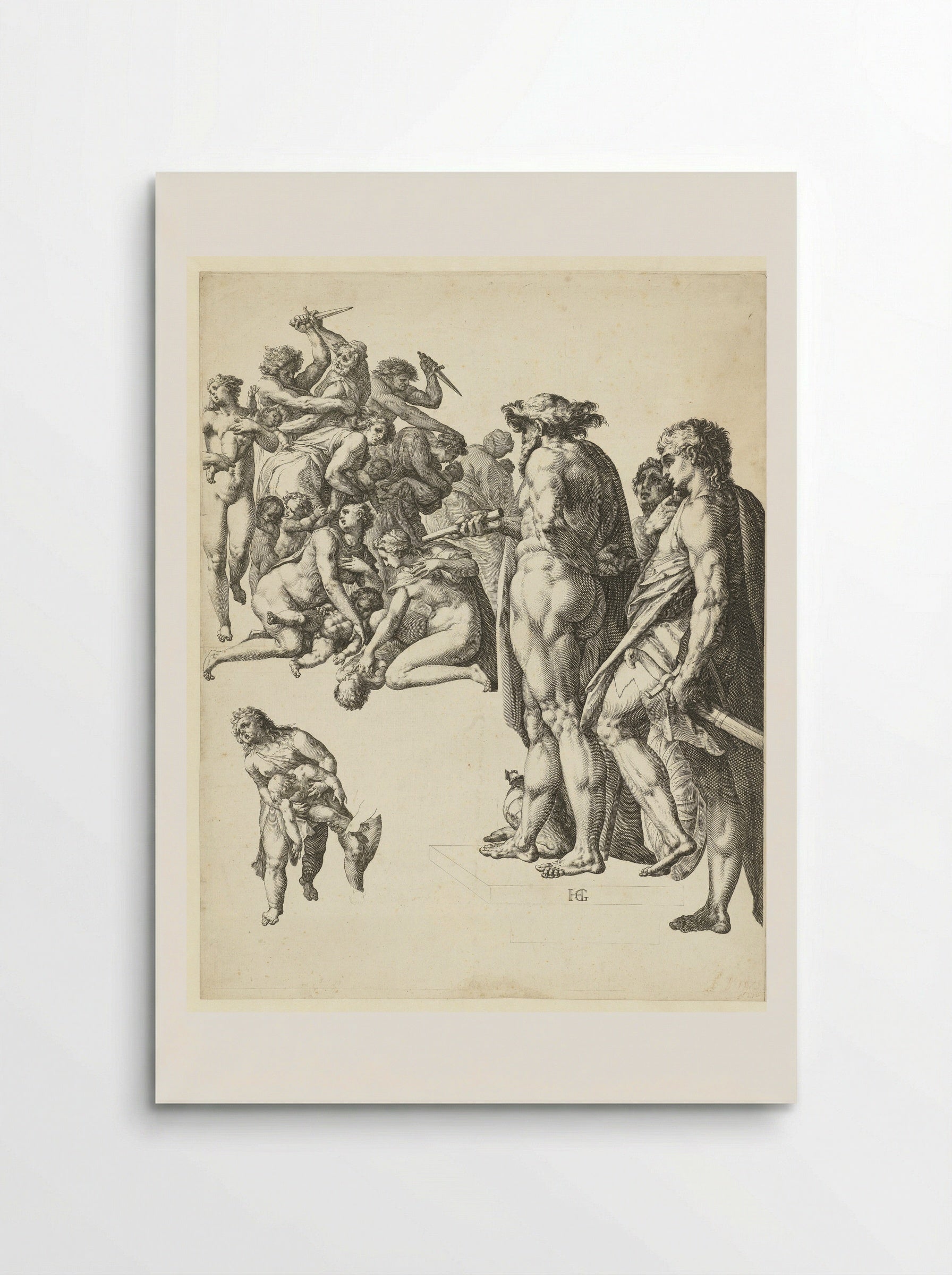 The Massacre of the Innocents - Hendrick Goltzius - Poster