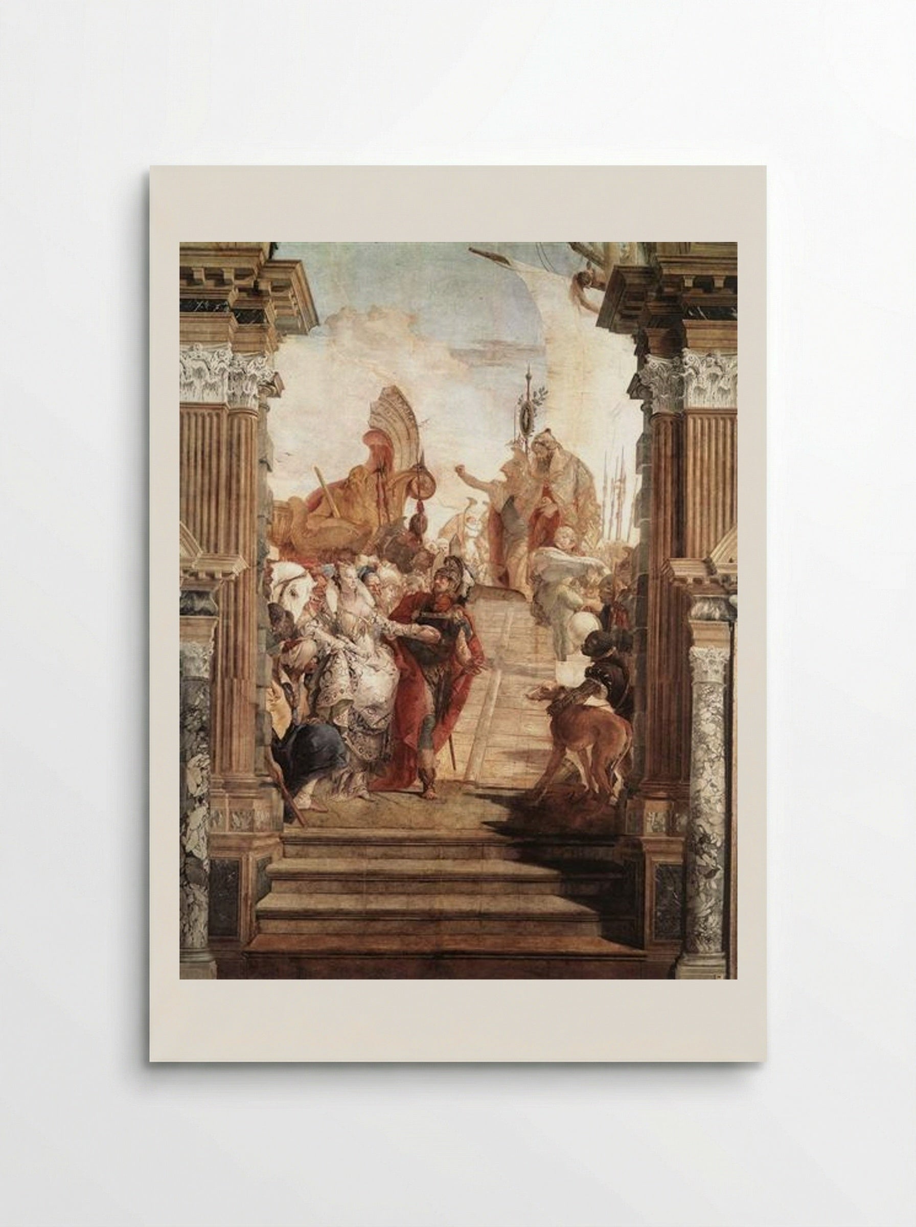 The Meeting of Anthony and Cleopatra - Giovanni Battista Tiepolo - Poster