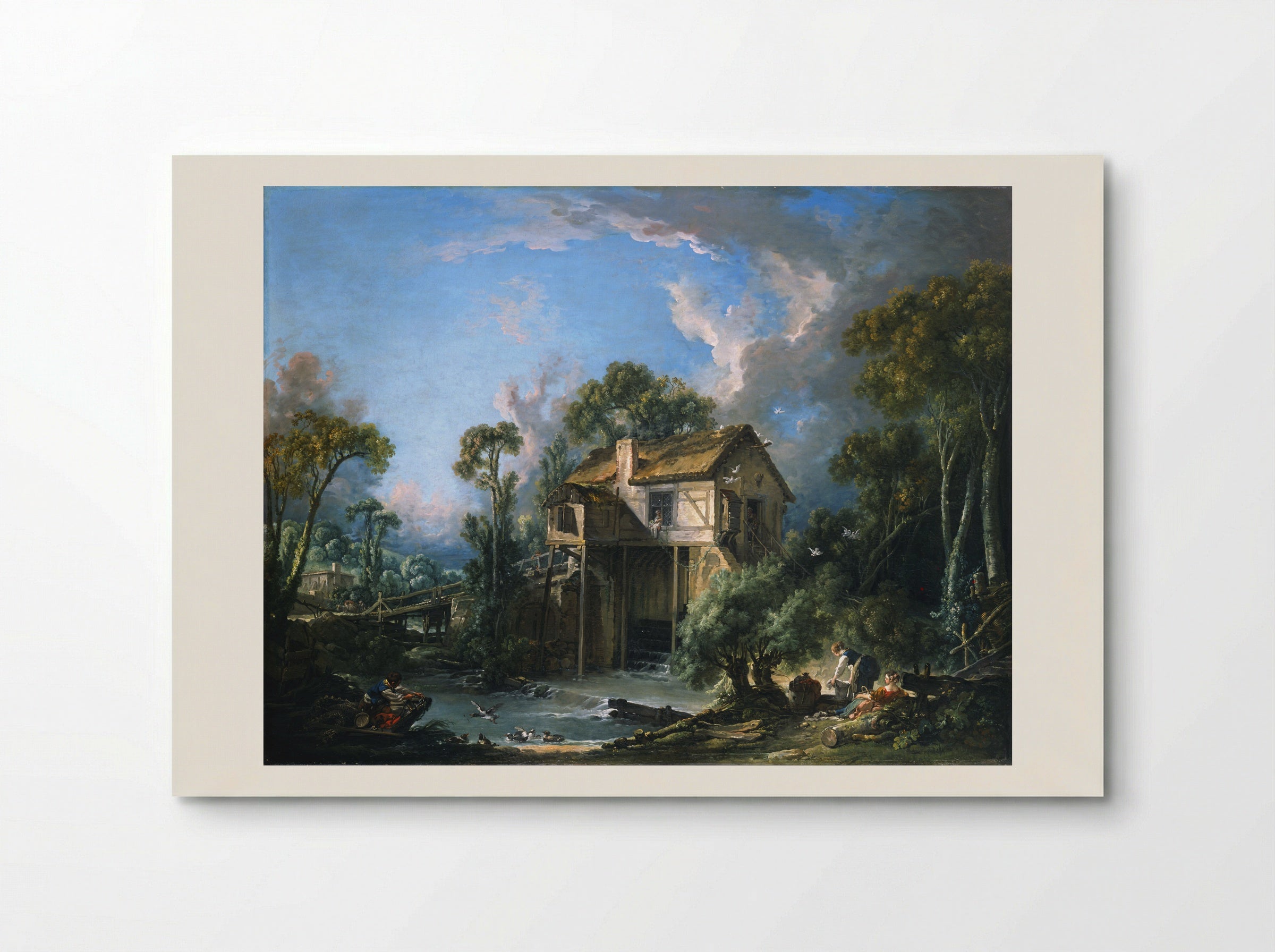 The Mill - François Boucher - Poster
