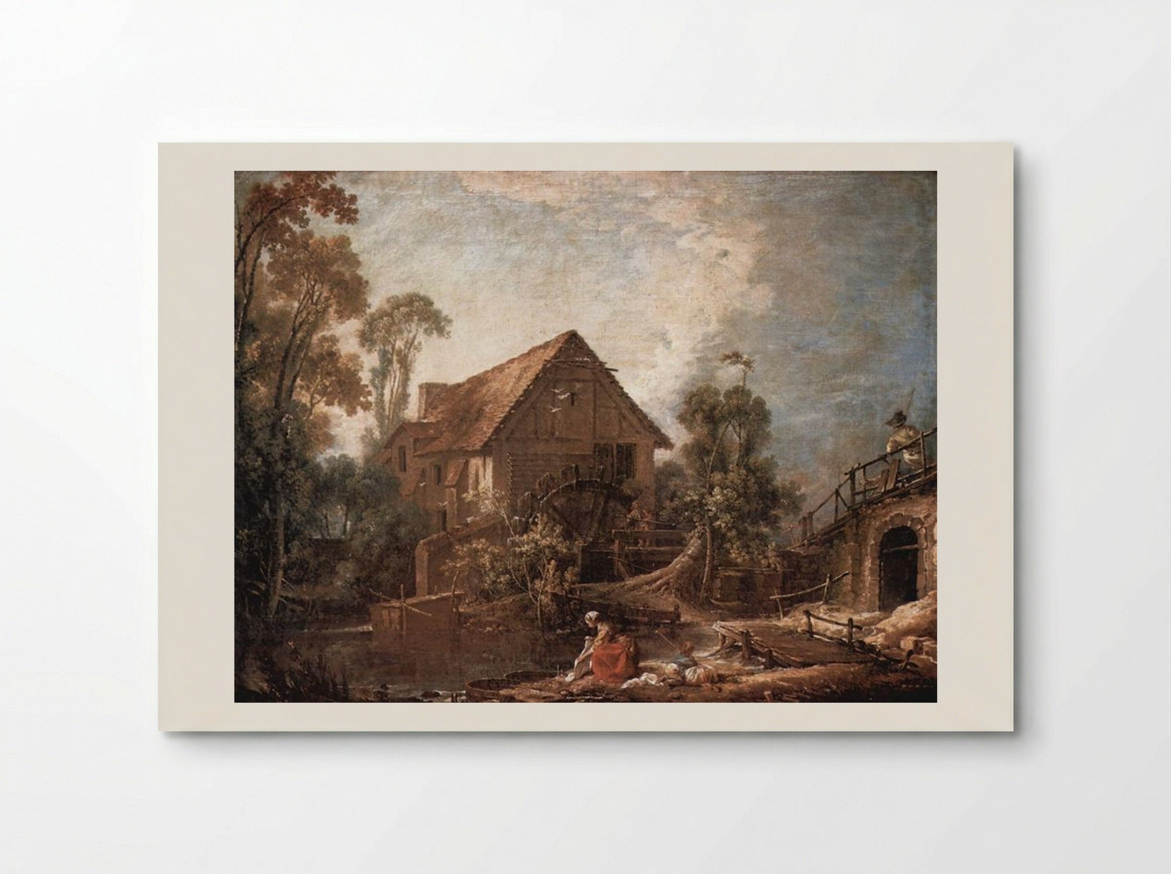 The Mill - François Boucher - Poster