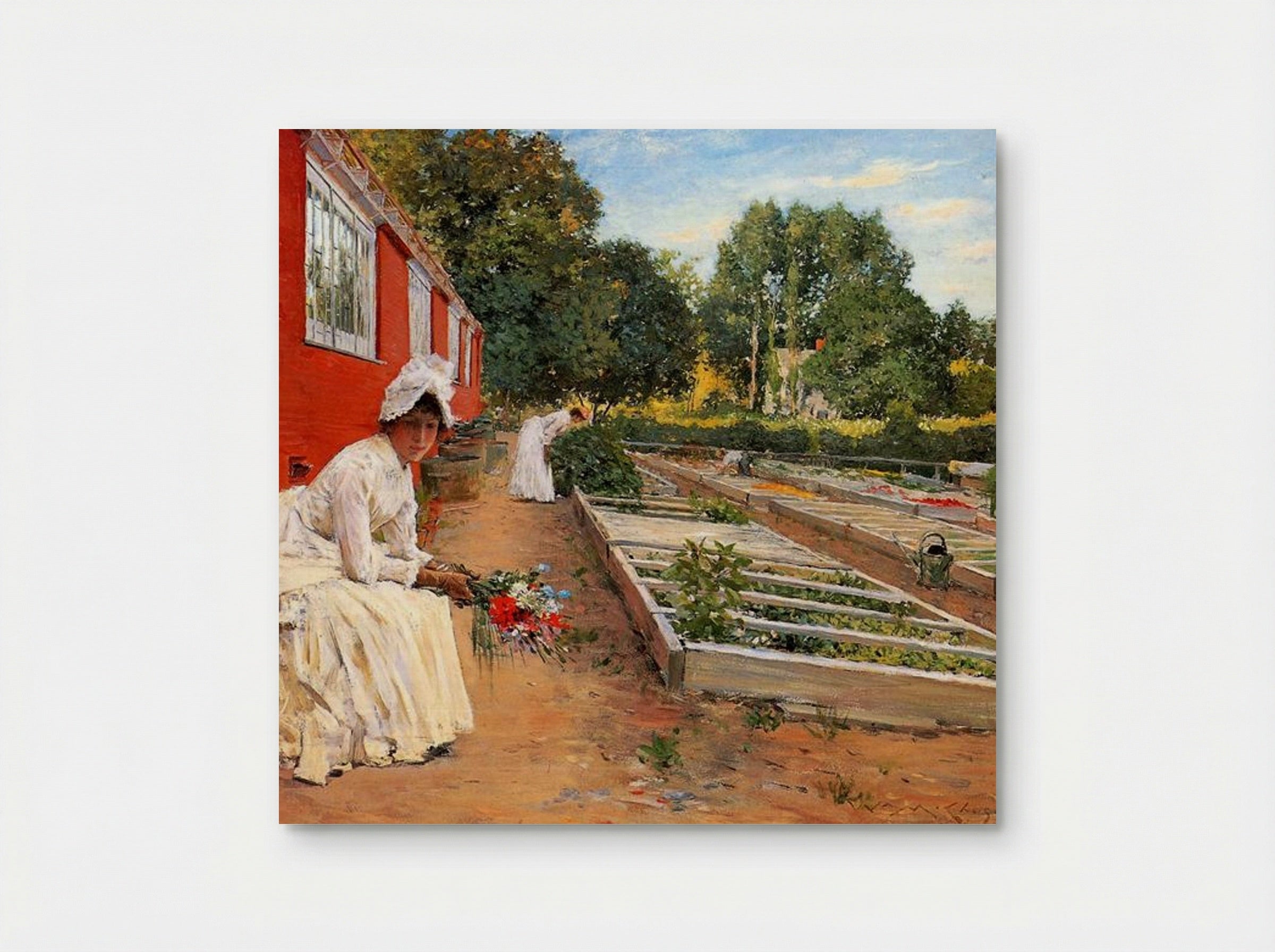 The Nursery - William Merritt Chase - Poster
