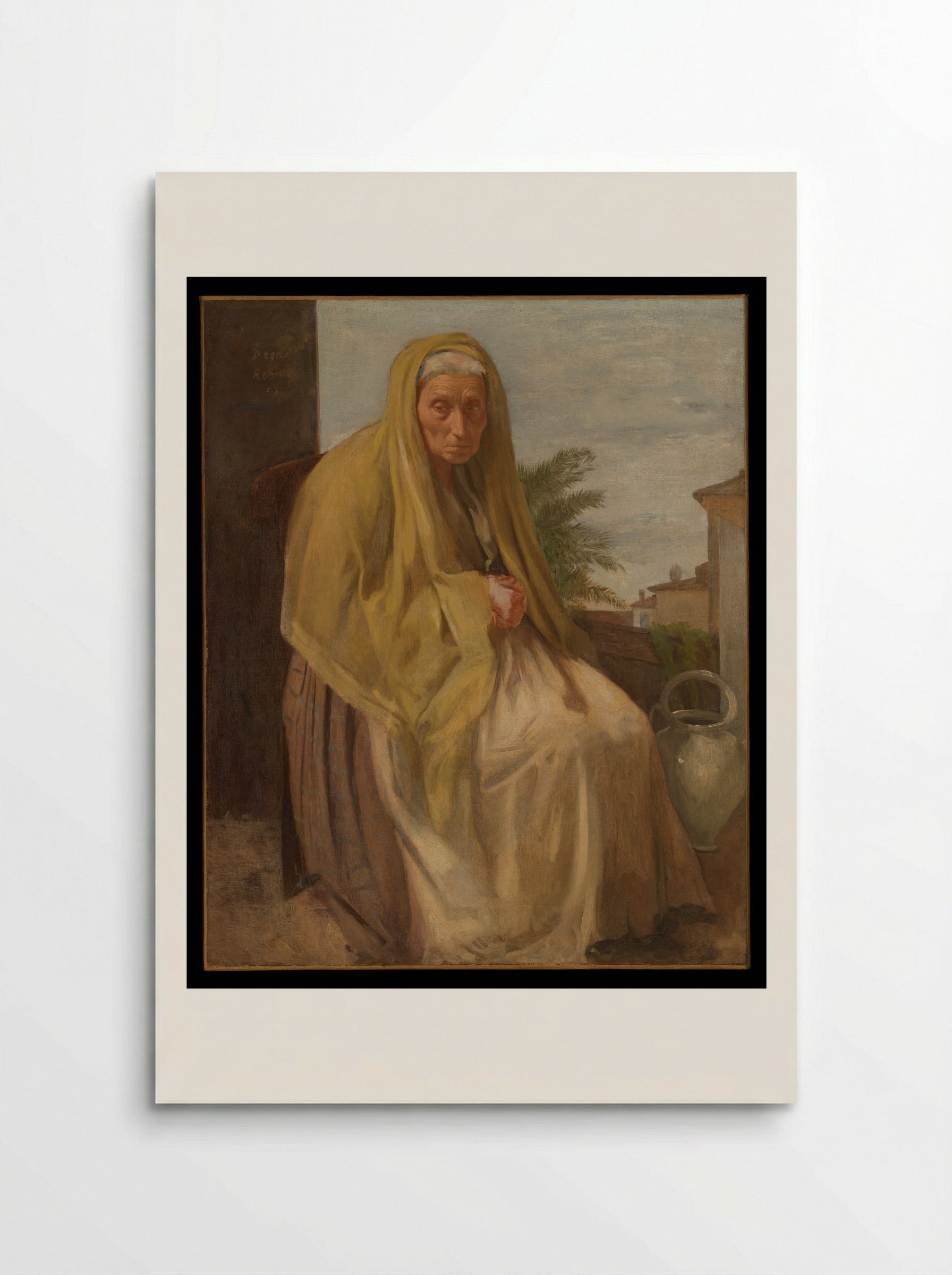The Old Italian Woman - Edgar Degas - Poster