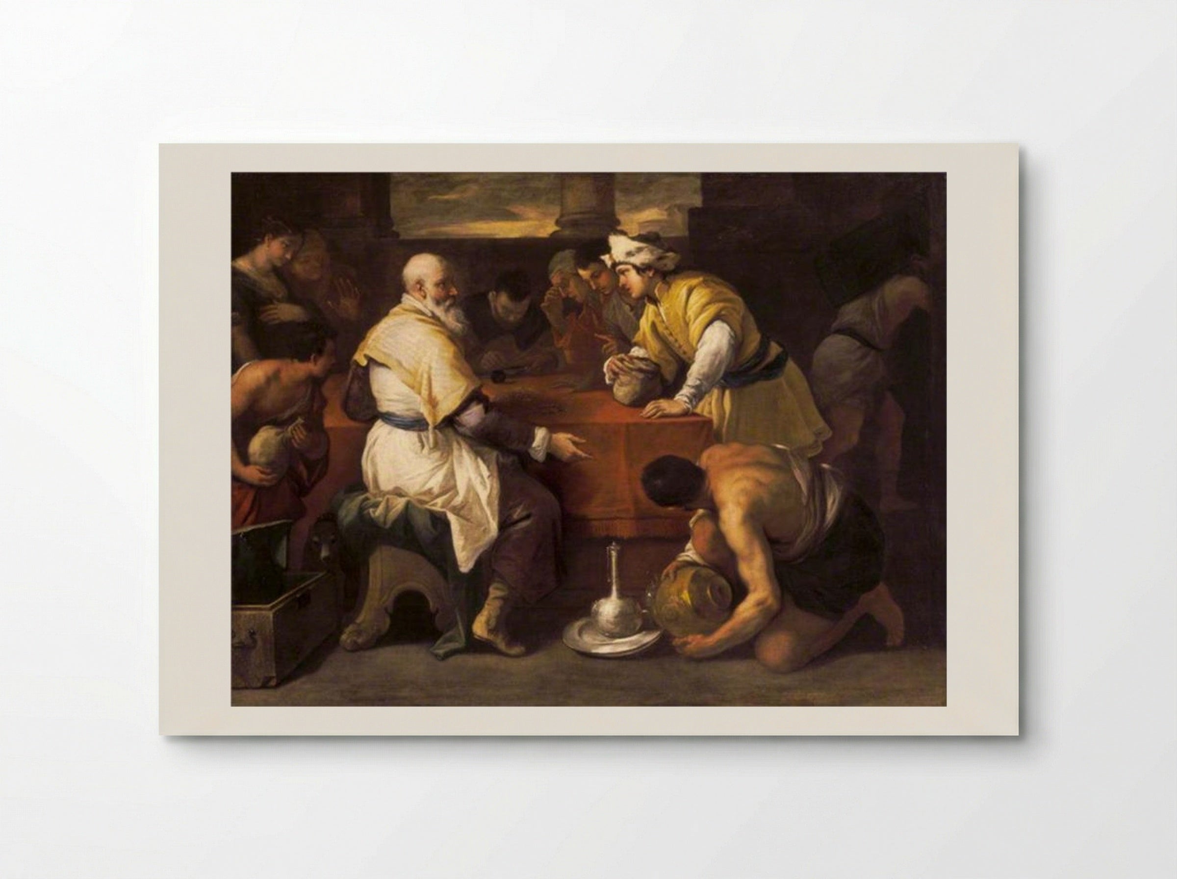 The Parable of the Prodigal Son: Receiving His Portion - Luca Giordano - Poster