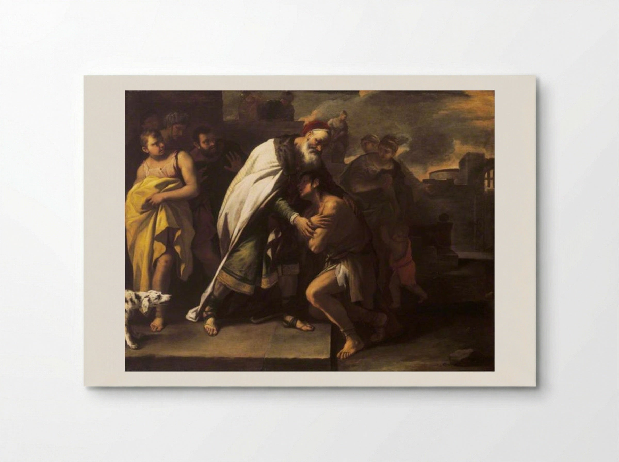 The Parable of the Prodigal Son. Received Home by His Father - Luca Giordano - Poster