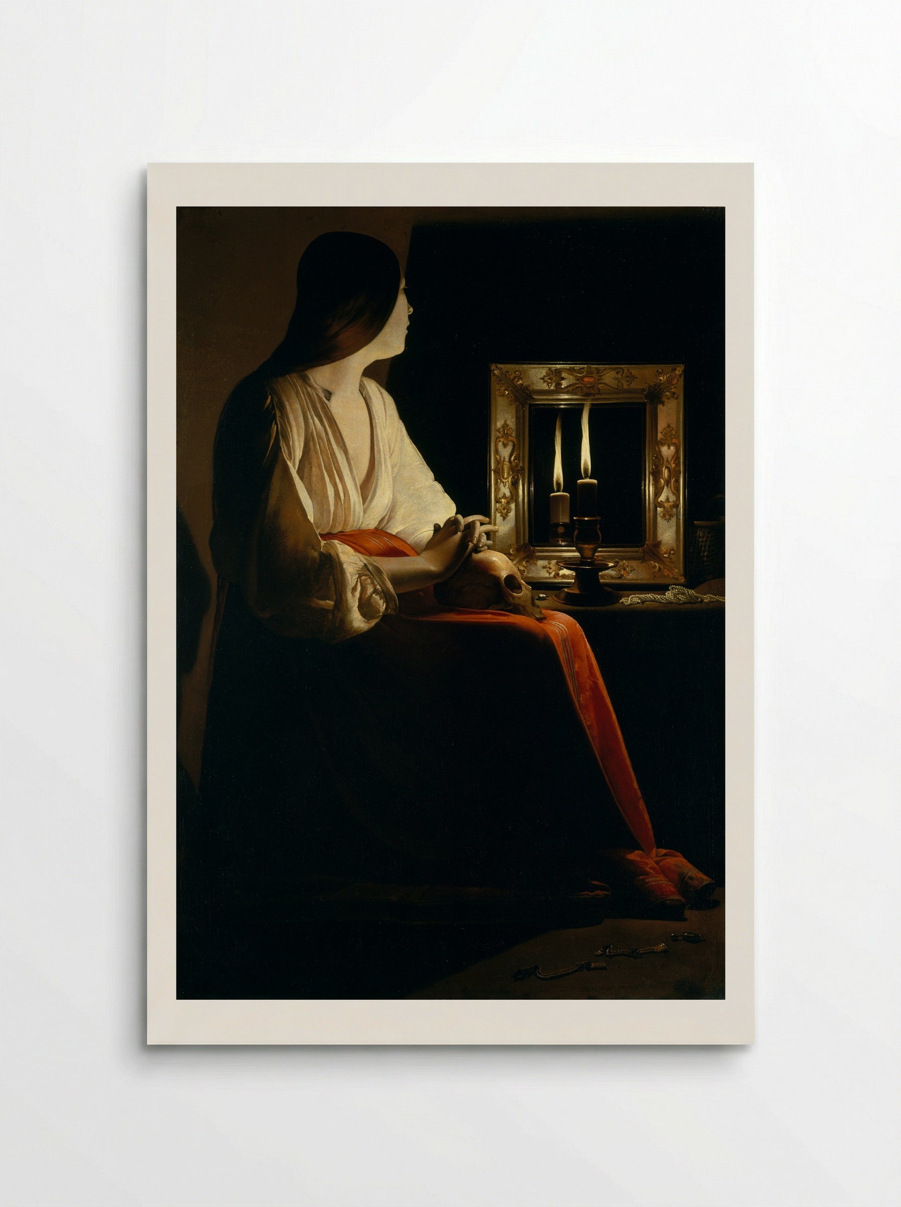 The Penitent Magdalen - Georges de La Tour - Poster