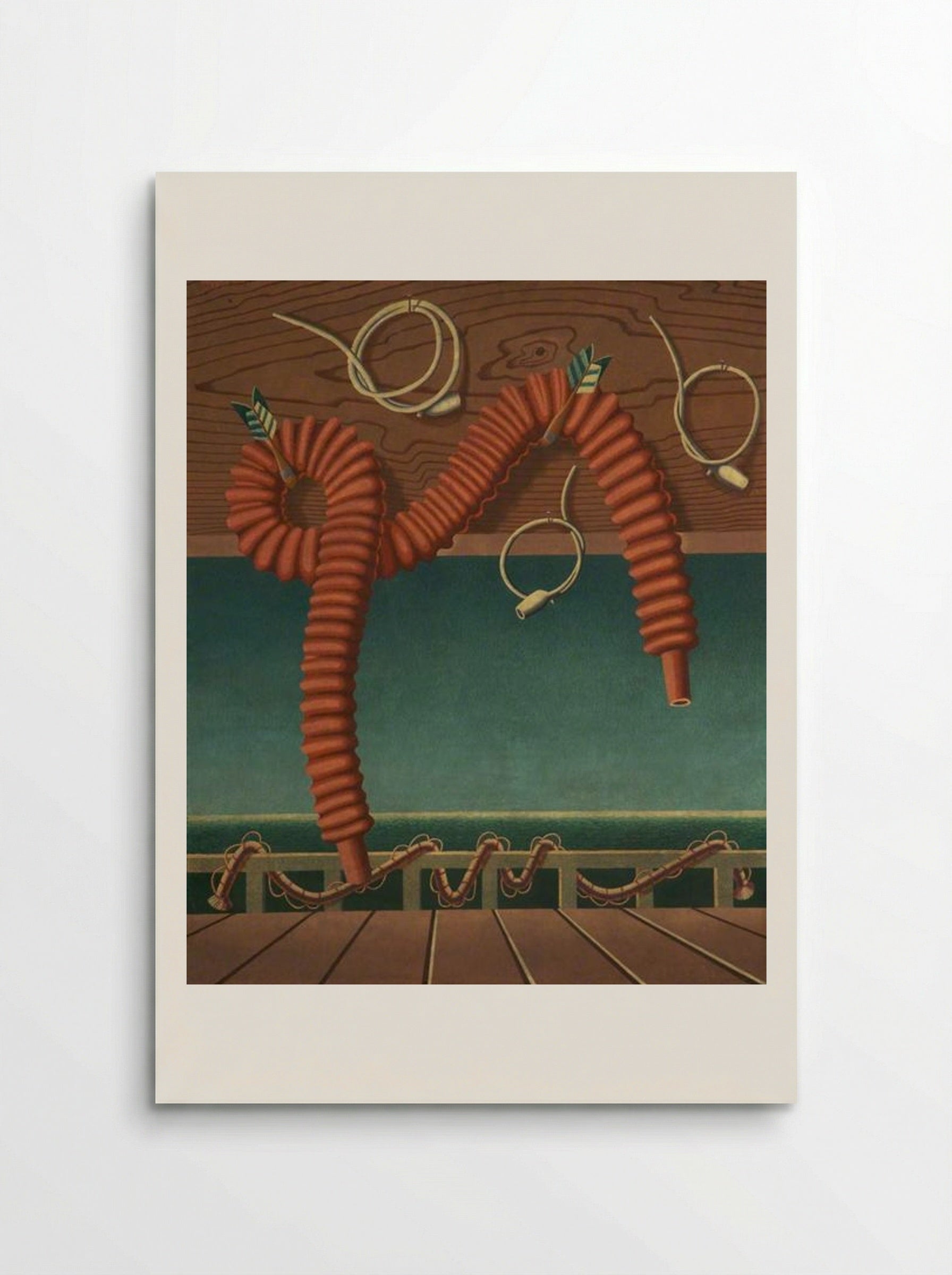 The Perspective of Idleness II - Edward Wadsworth - Poster