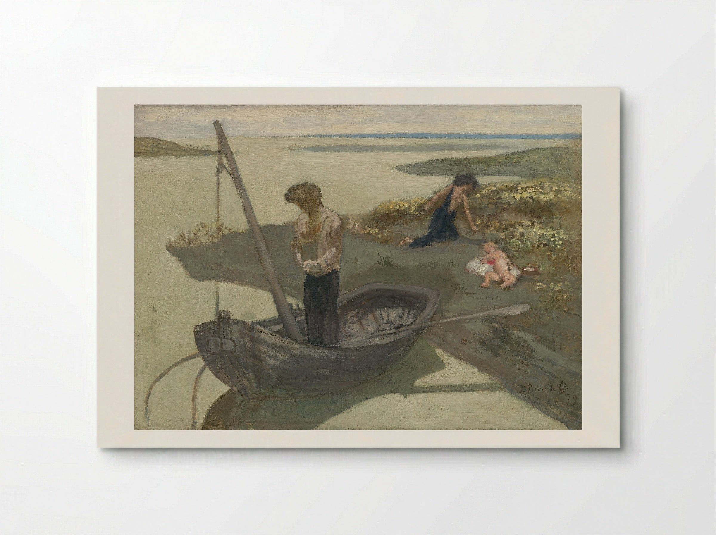 The Poor Fisherman - Pierre Puvis de Chavannes - Poster