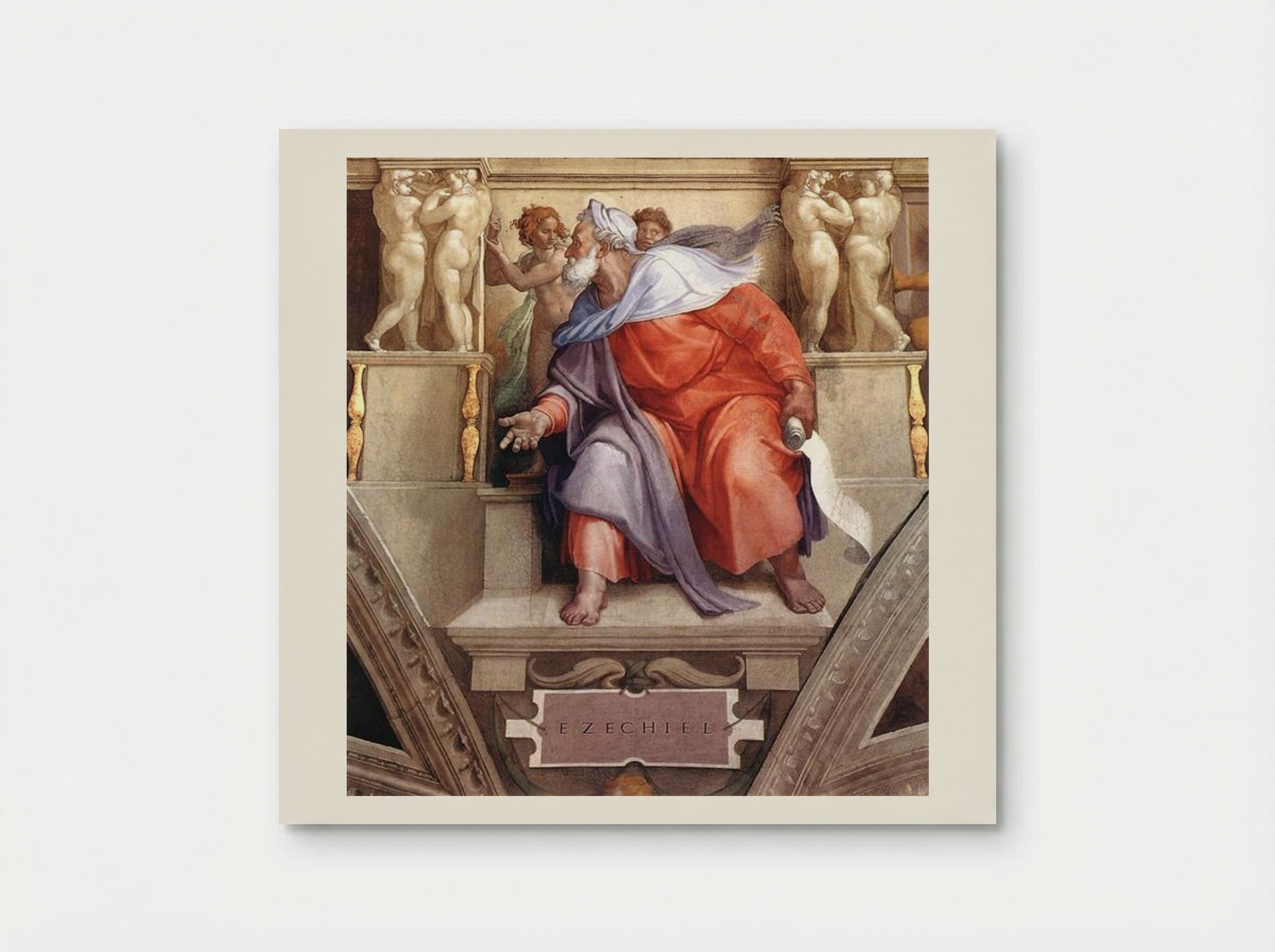 The Prophet Ezekiel - Michelangelo Buonarroti - Poster