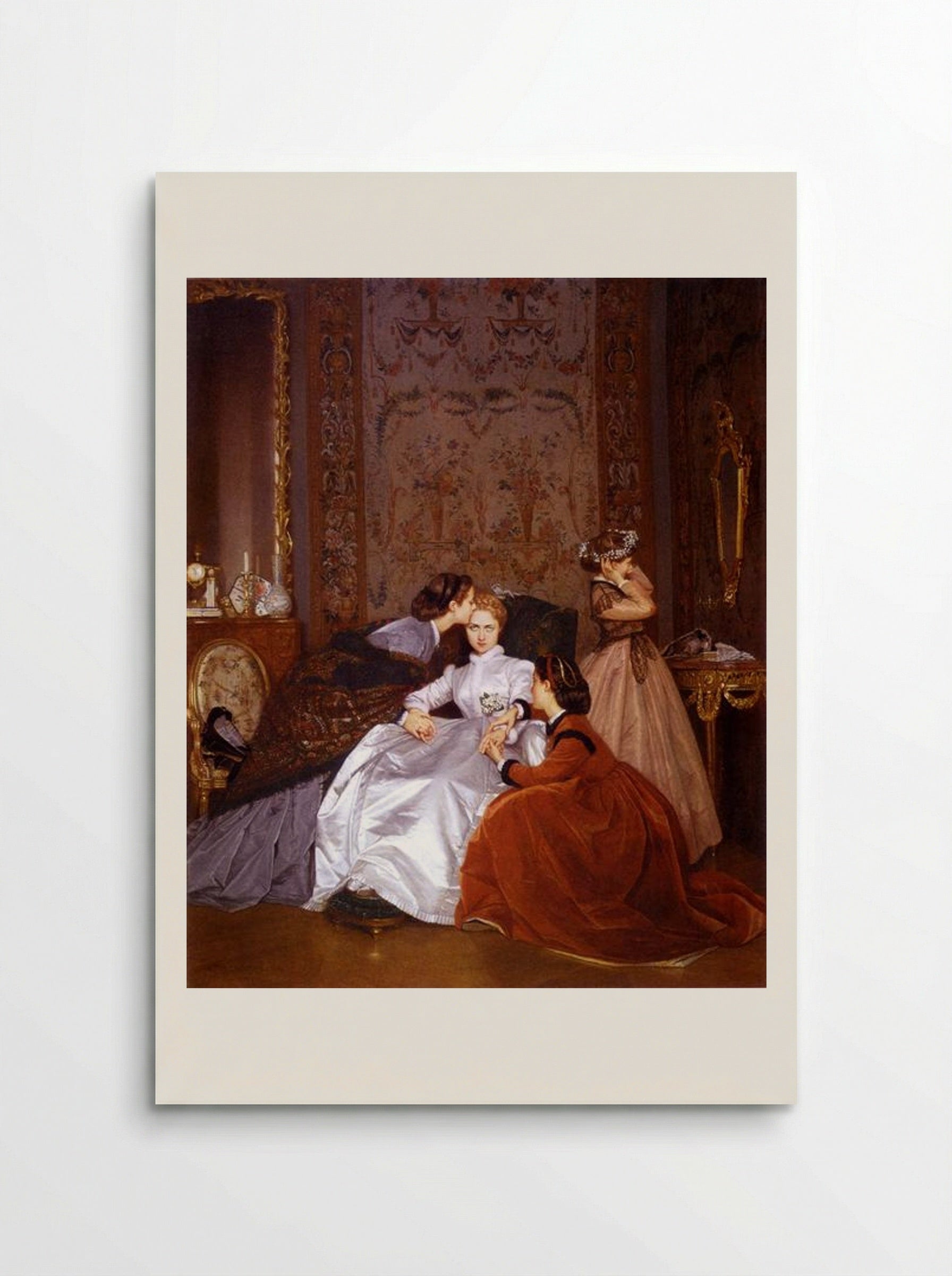 The Reluctant Bride - Auguste Toulmouche - Poster