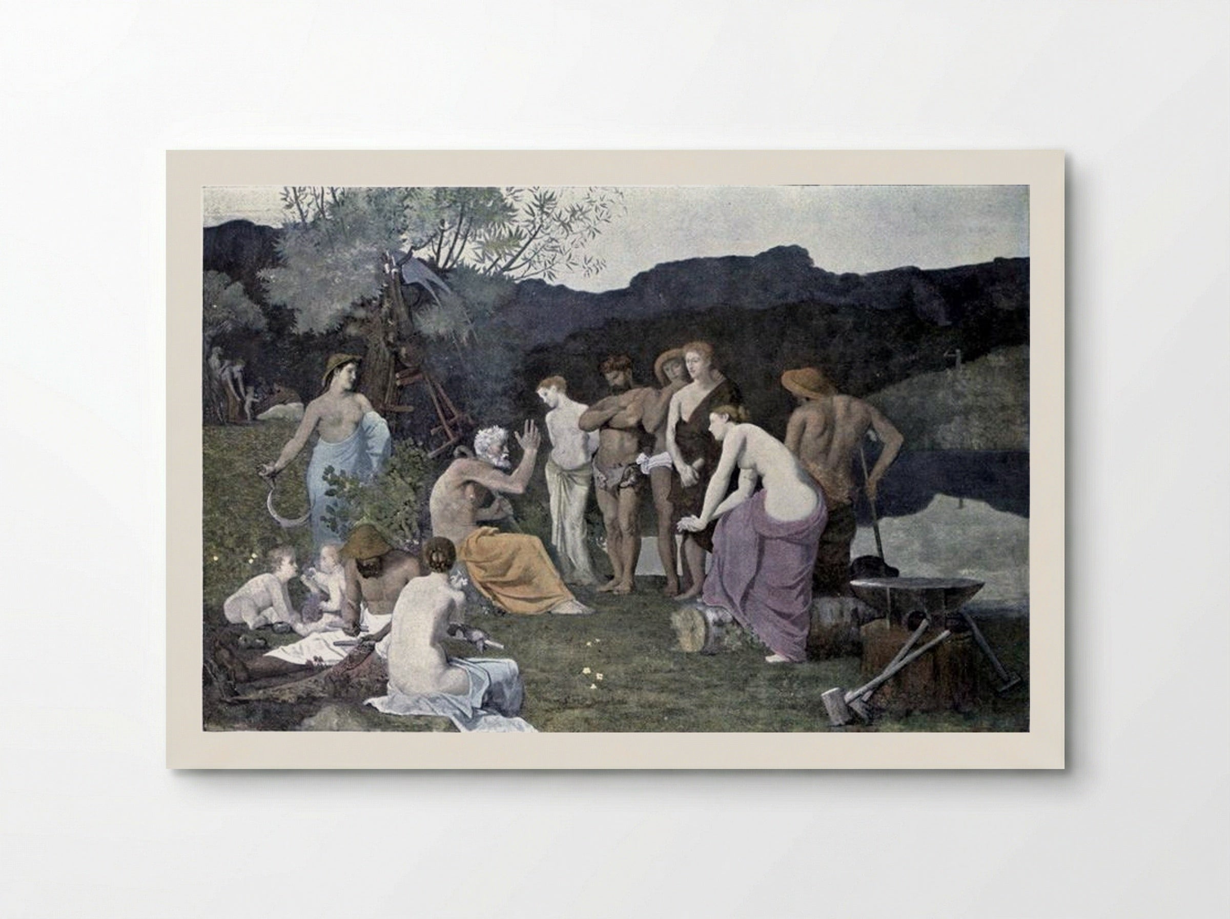 The Rest - Pierre Puvis de Chavannes - Poster
