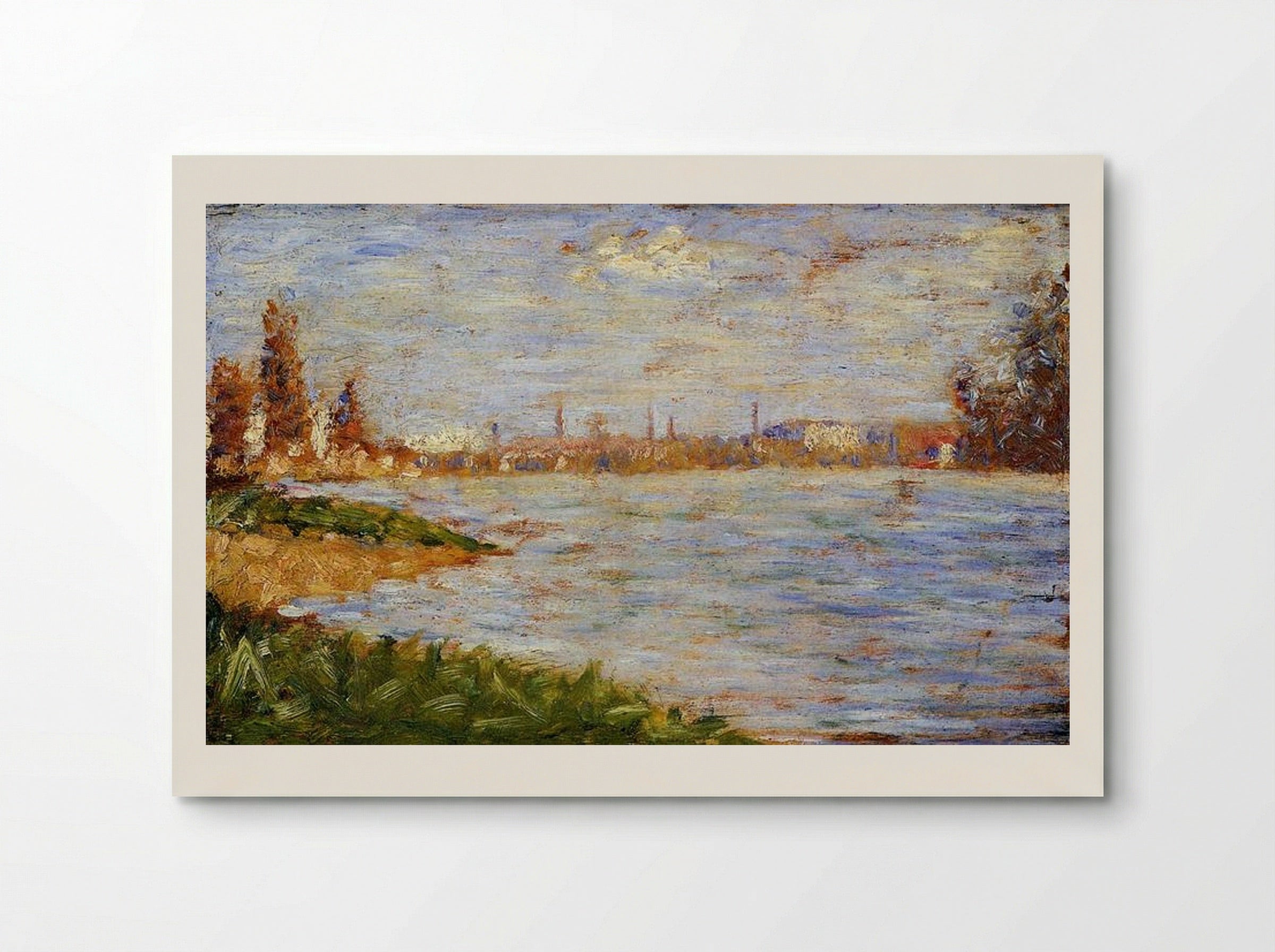 The Riverbanks - Georges Seurat - Poster