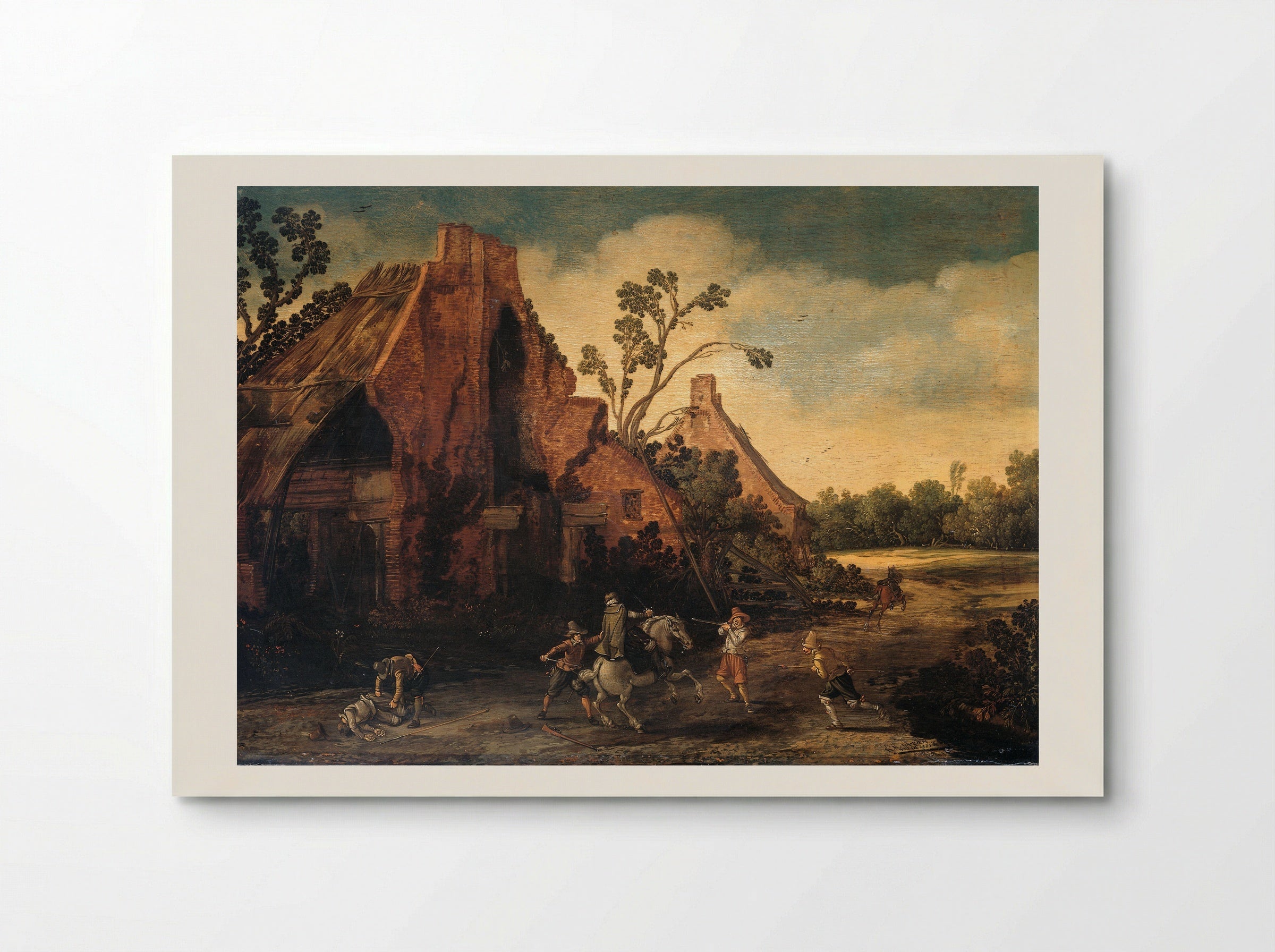 The Robbery - Esaias van de Velde - Poster