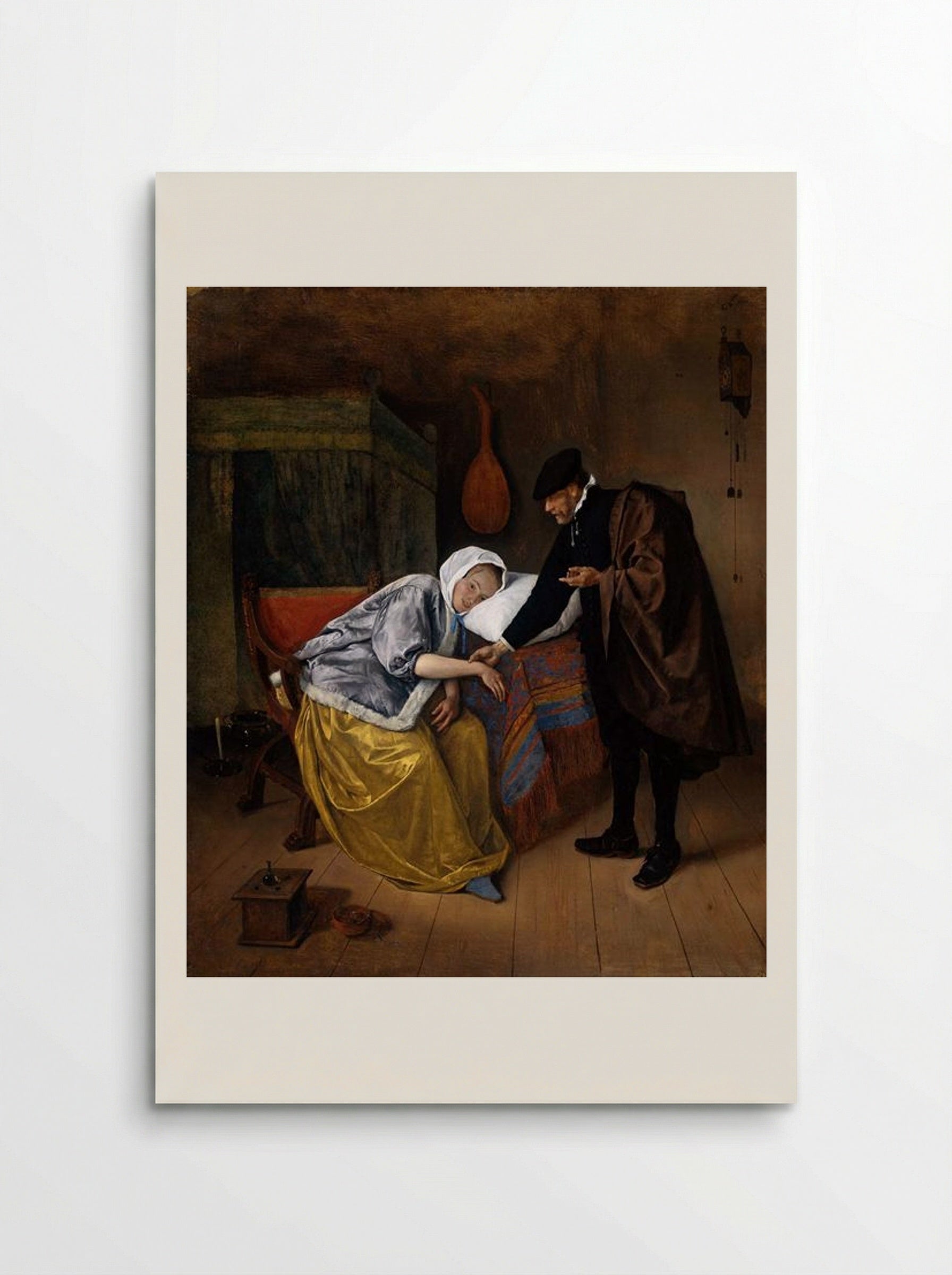 The Sick Woman - Jan Steen - Poster