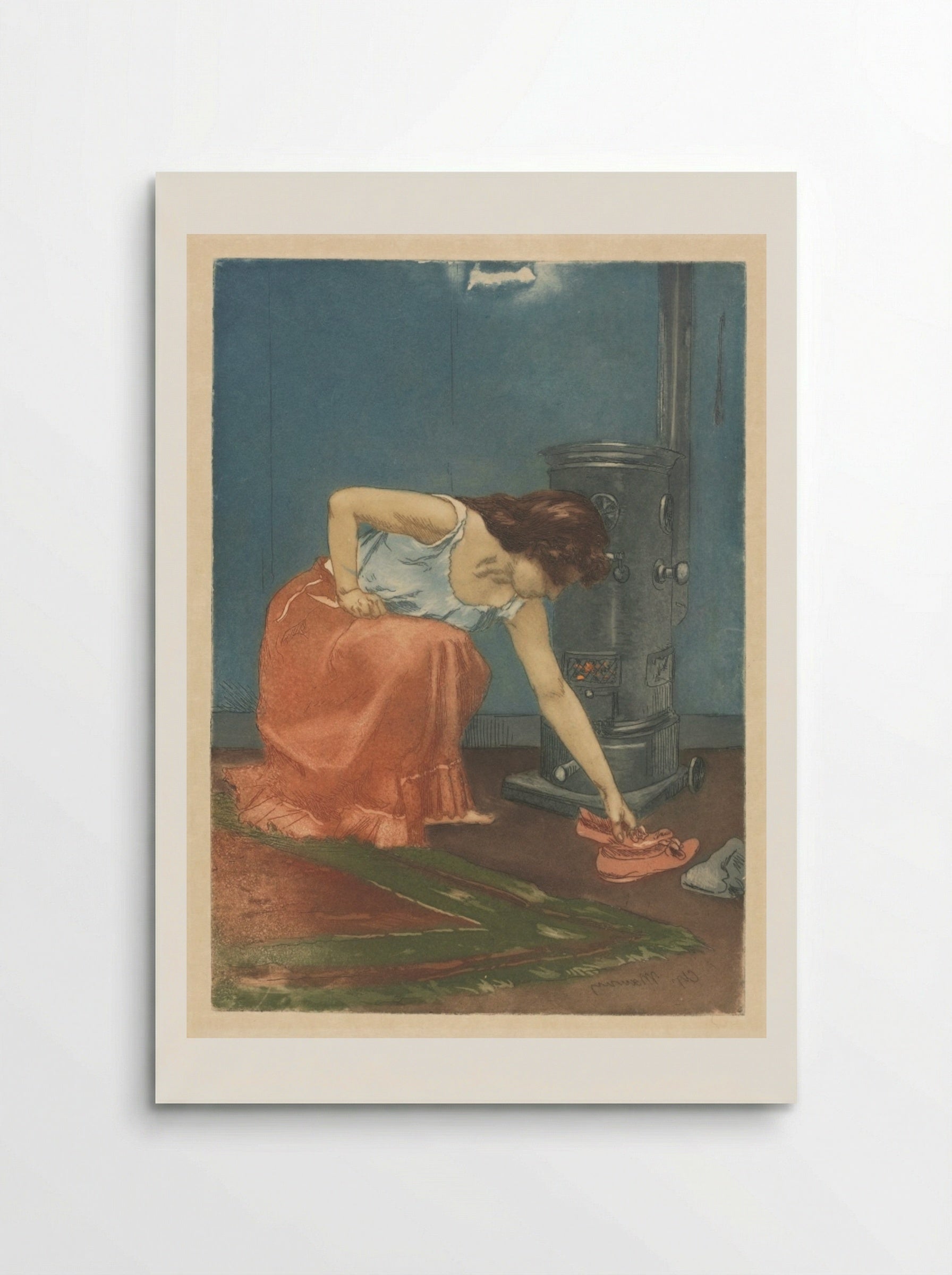 The Slippers - Charles Maurin - Poster