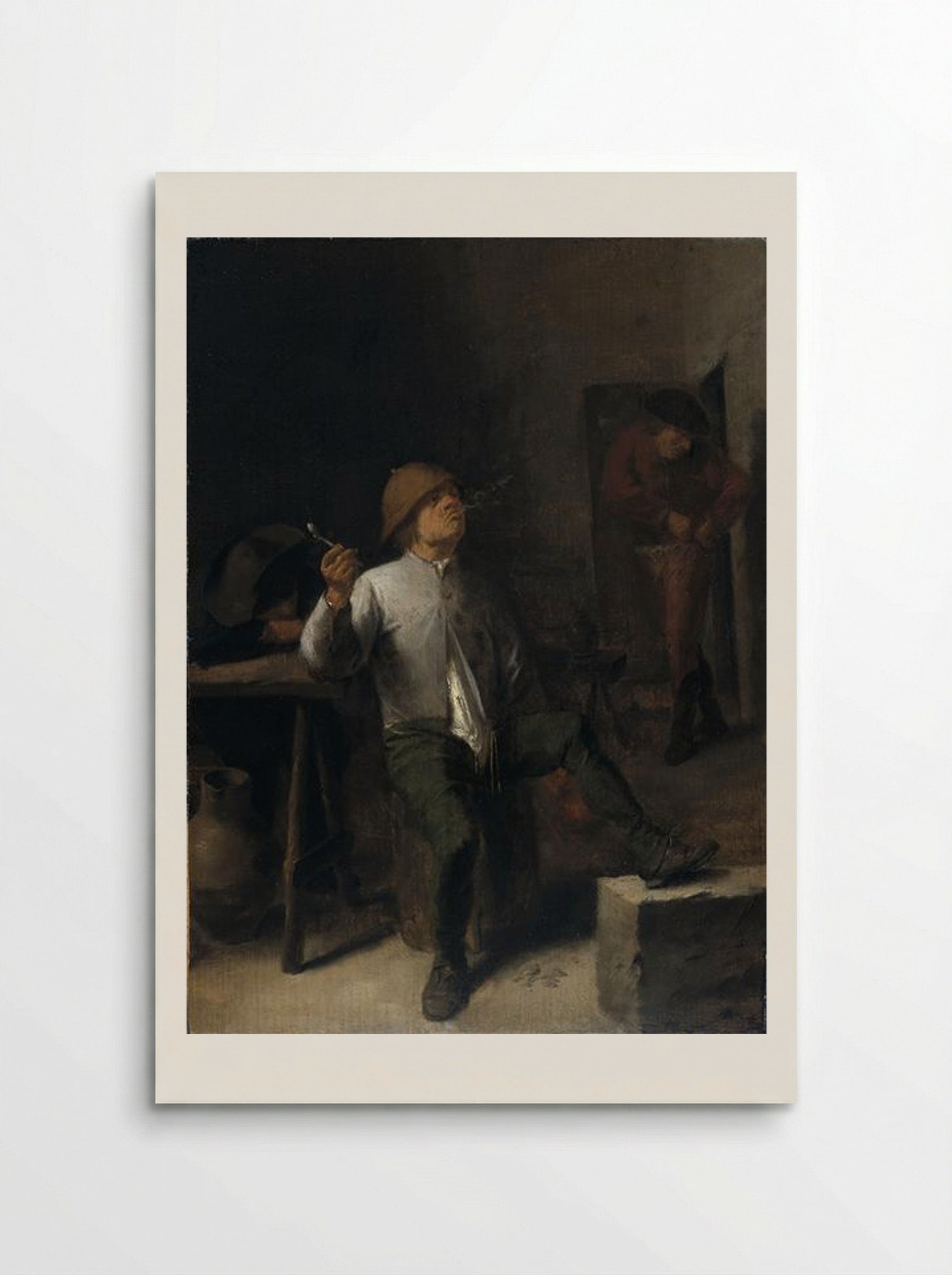The Smoker - Adriaen Brouwer - Poster