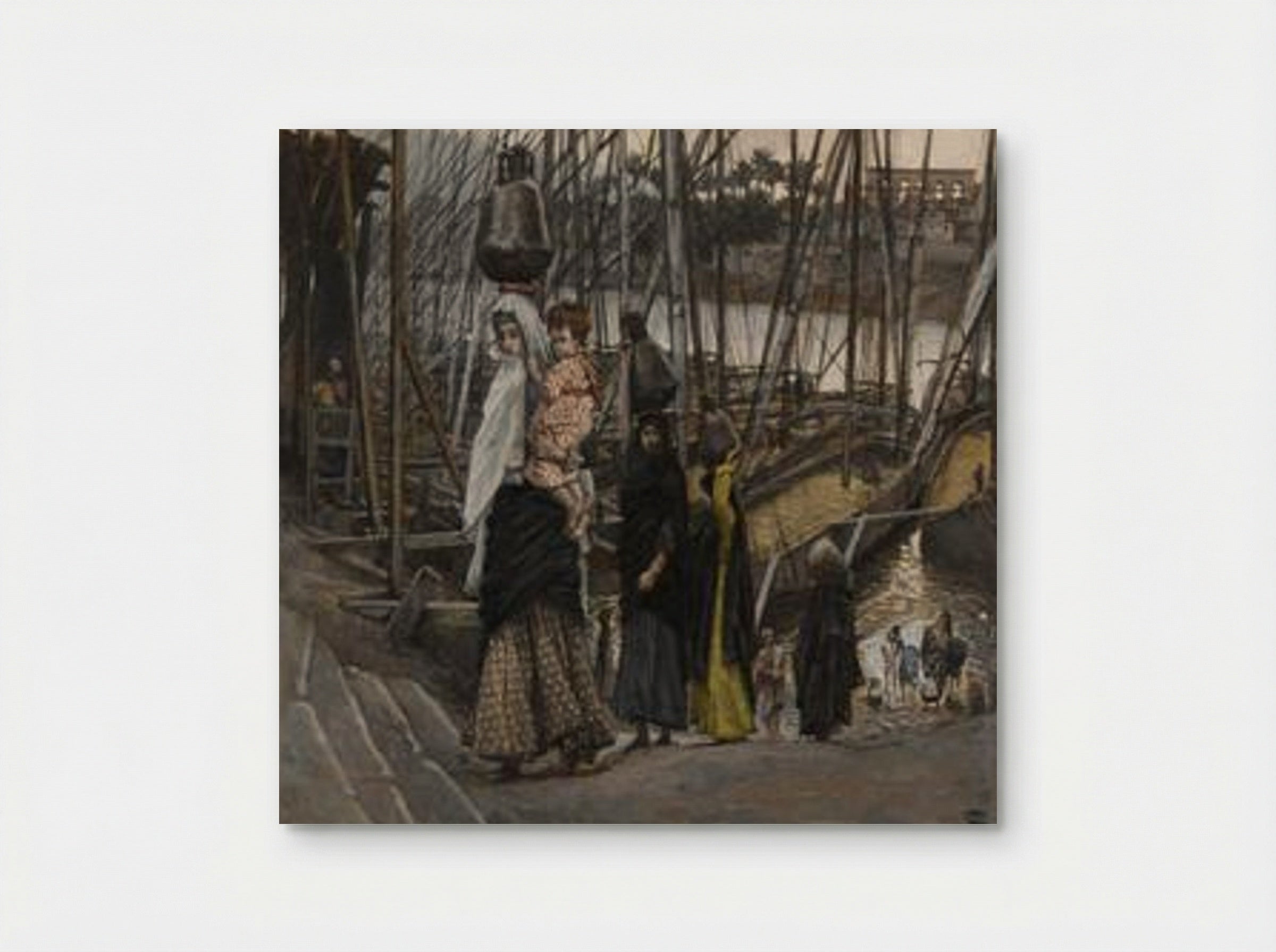 The Sojourn in Egypt - James Tissot - Poster