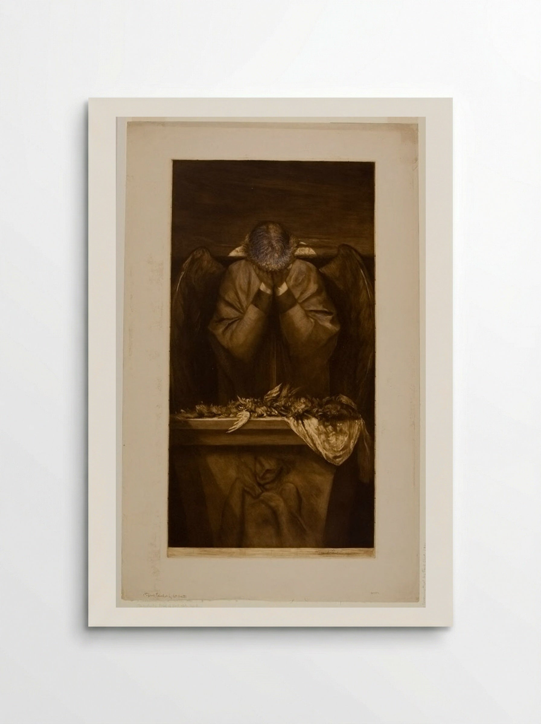 The Sorrowing Angel - Sir Frank Short - Poster
