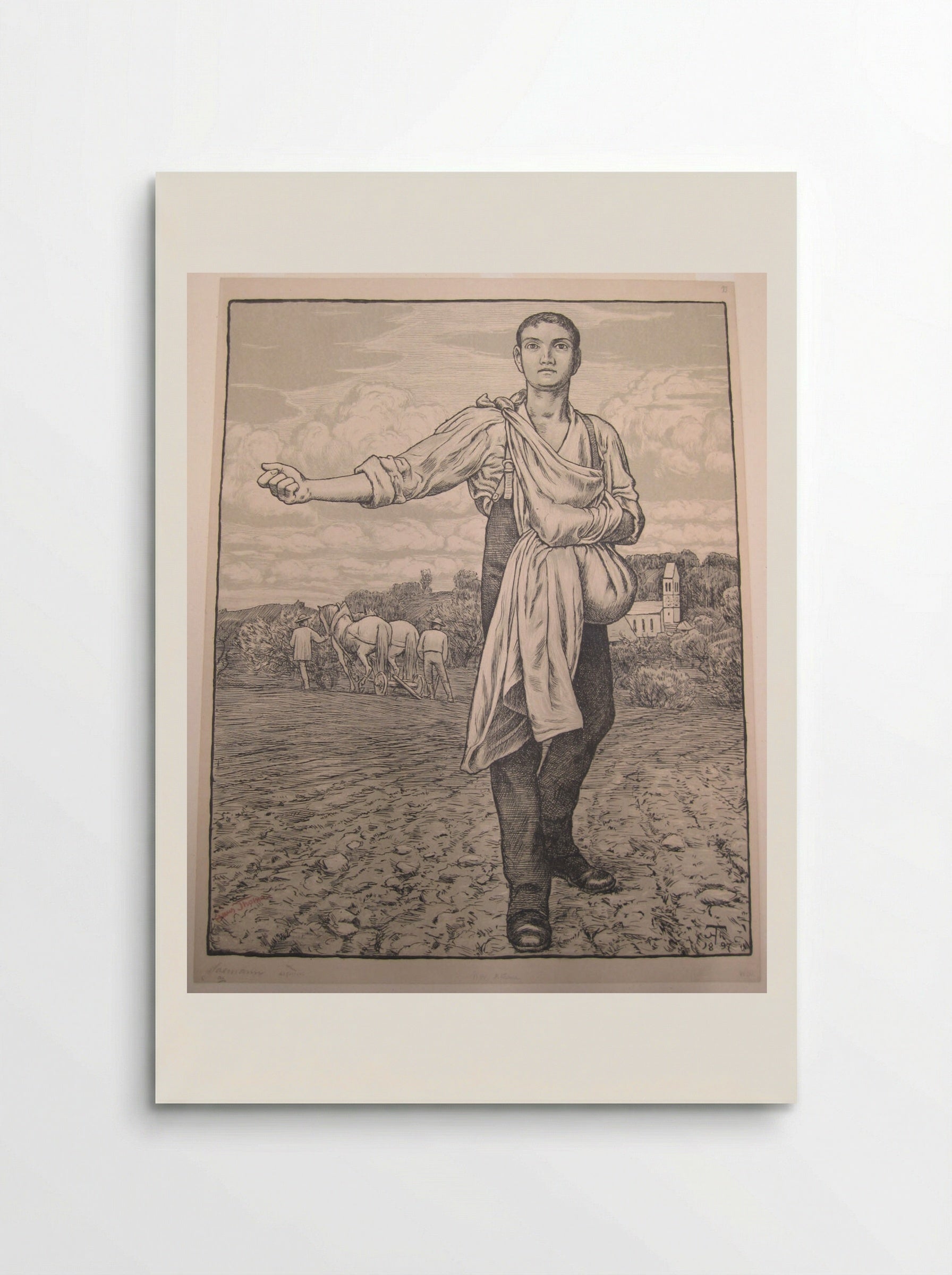 The Sower I - Hans Thoma - Poster