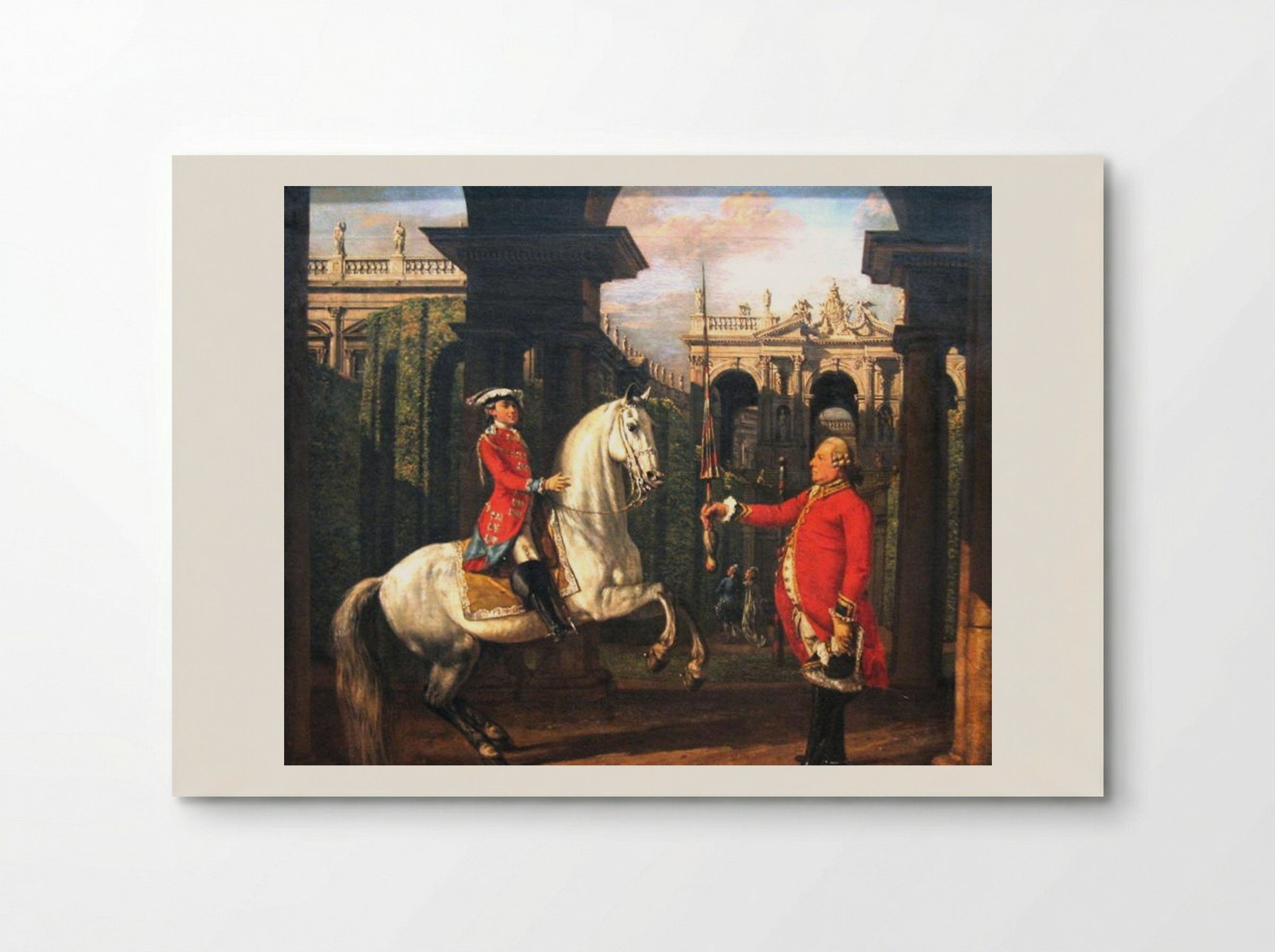 The Spanish Riding School - Bernardo Bellotto - Poster