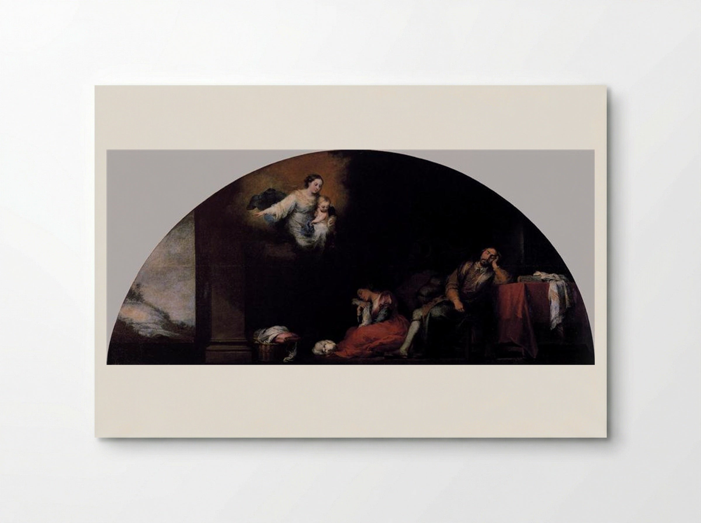 The Story of the Foundation of Santa Maria Maggiore: The Patrician's Dream - Bartolomé Esteban Murillo - Poster