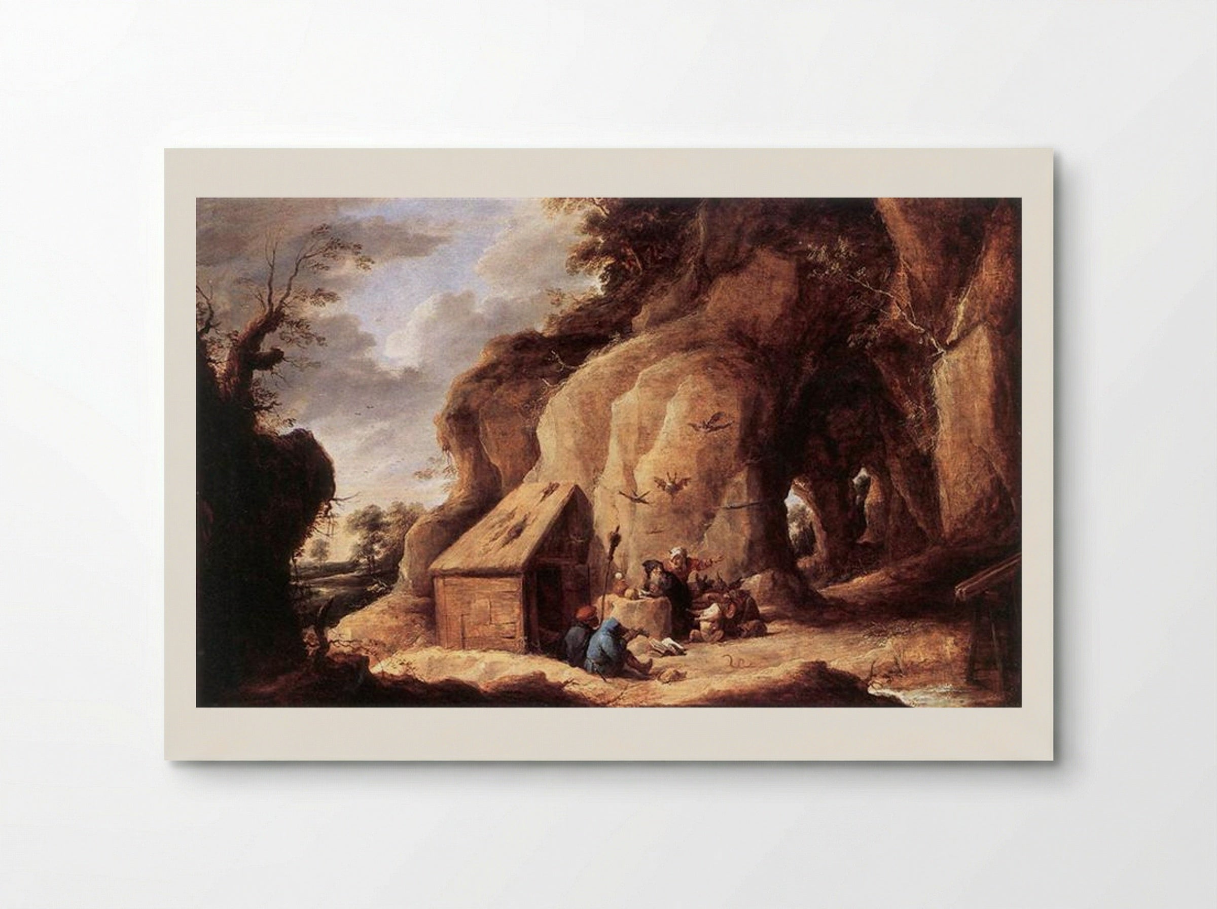 The Temptation of St Anthony - David Teniers the Younger - Poster
