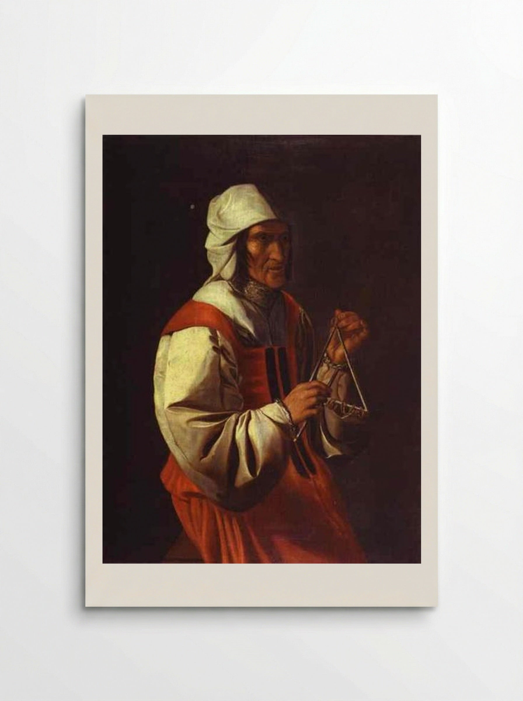 The Triangle Player - Georges de la Tour - Poster