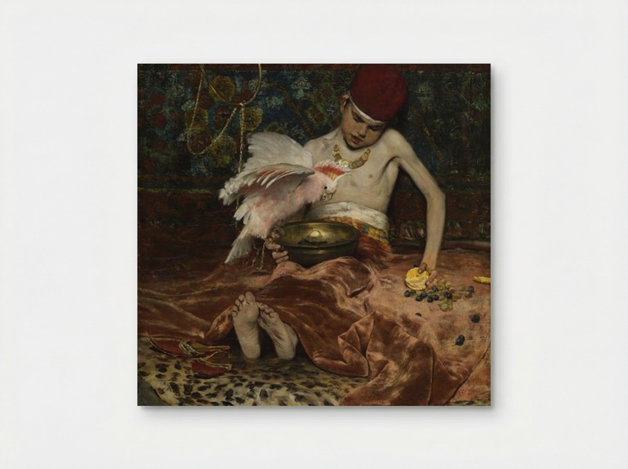 The Turkish Page - William Merritt Chase - Poster