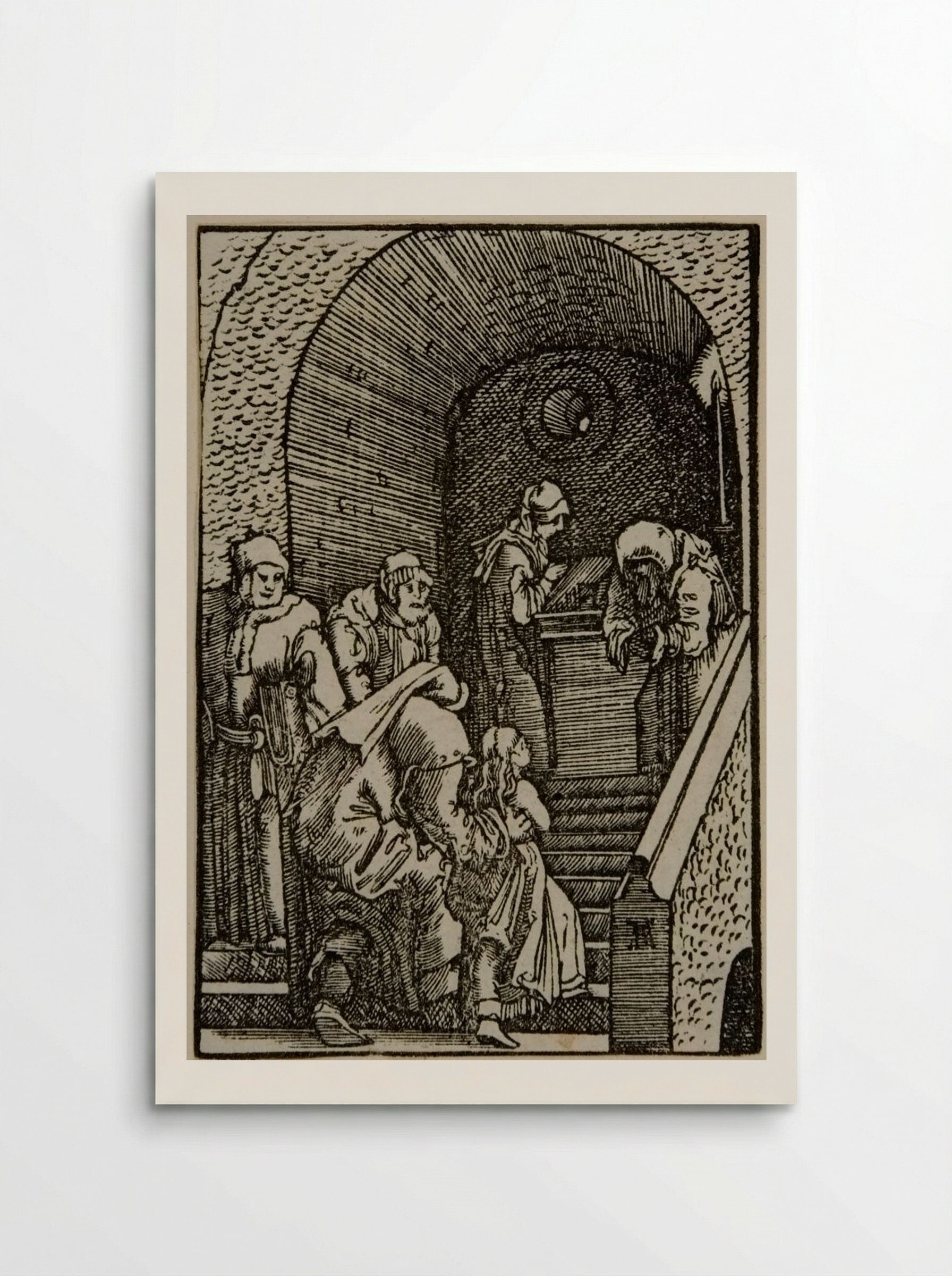 The Virgin Entering the Temple - Albrecht Altdorfer - Poster