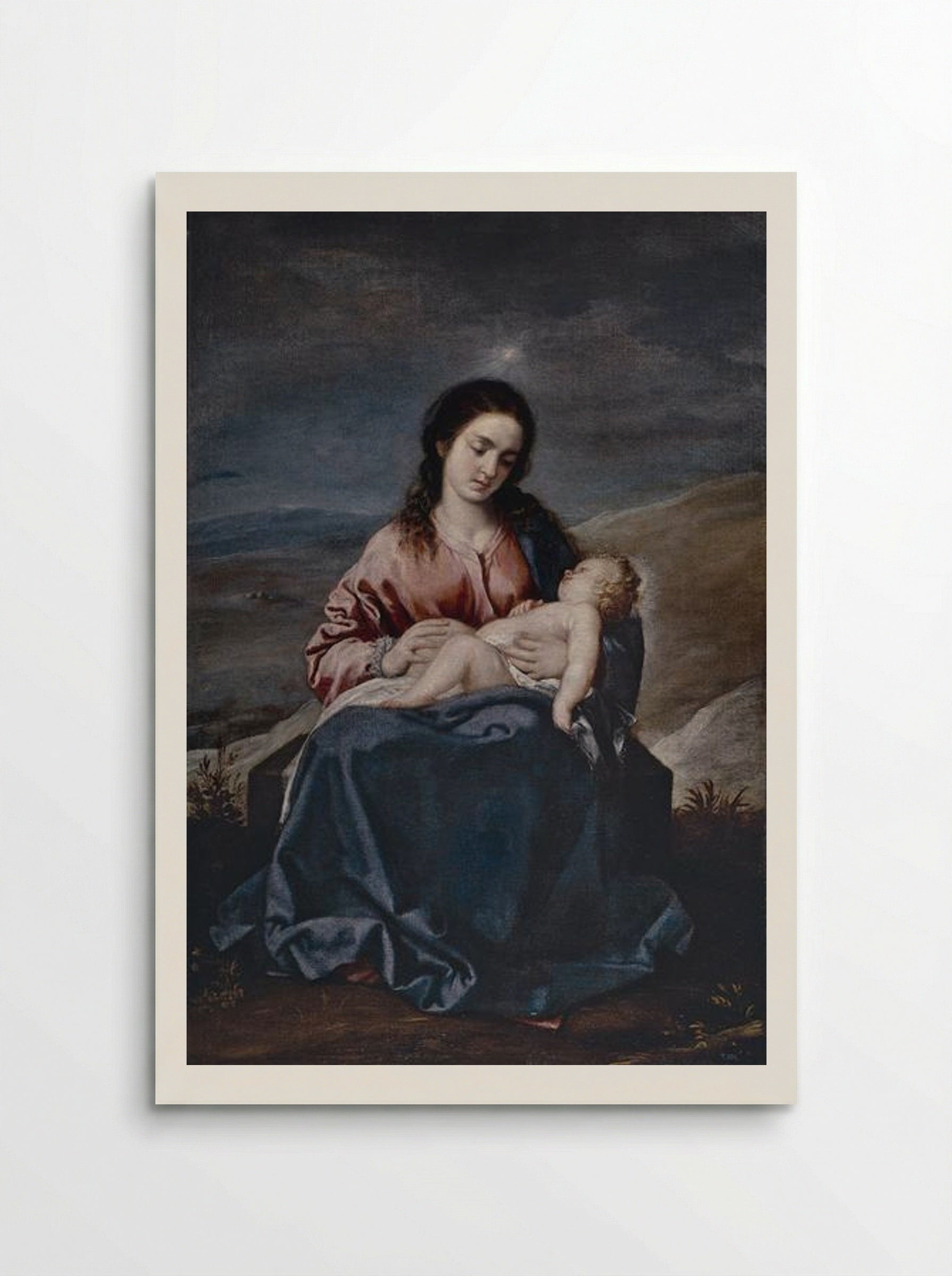 The Virgin and Child - Alonso Cano - Poster