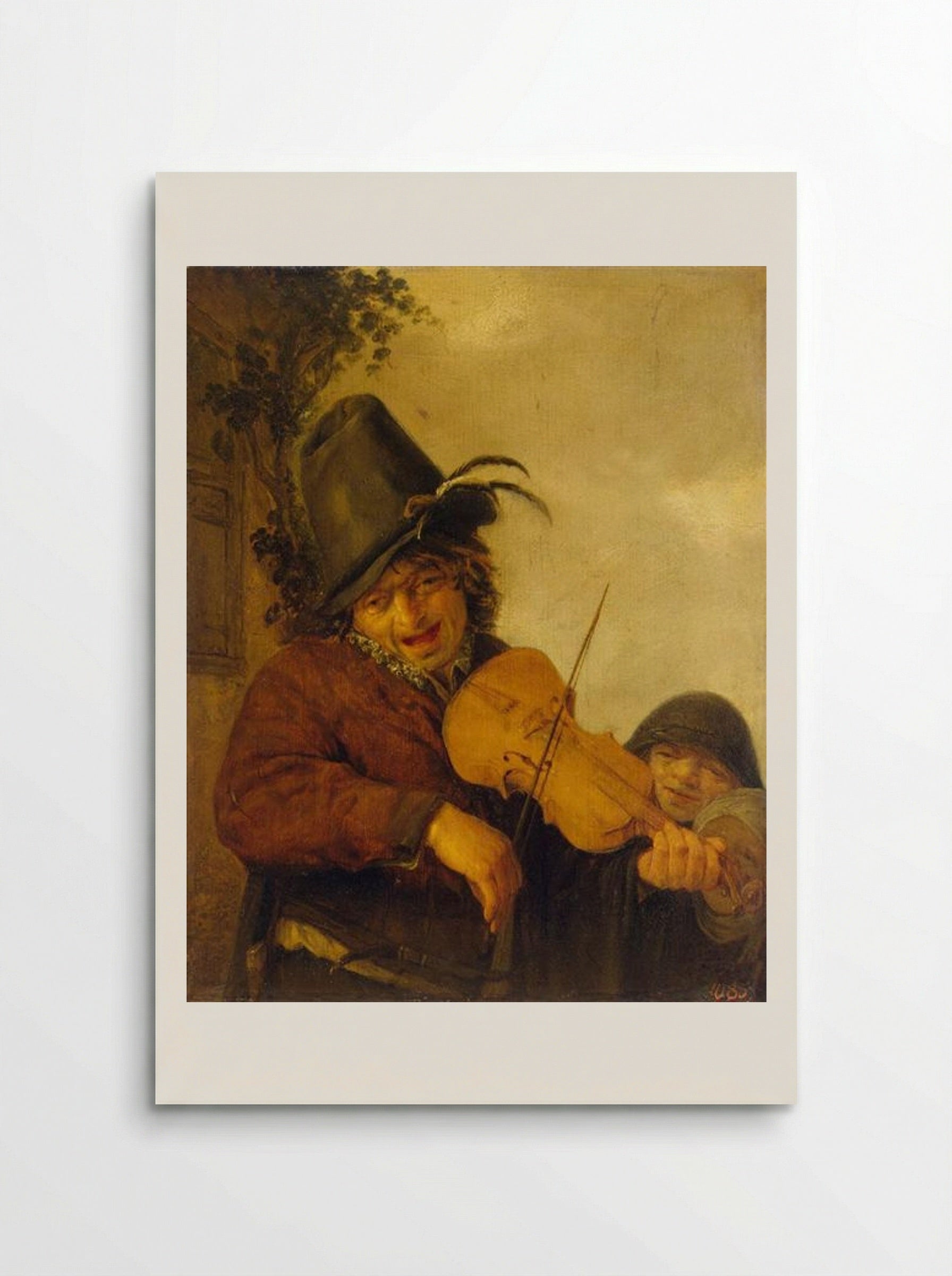 The Wandering Musicians - Adriaen van Ostade - Poster