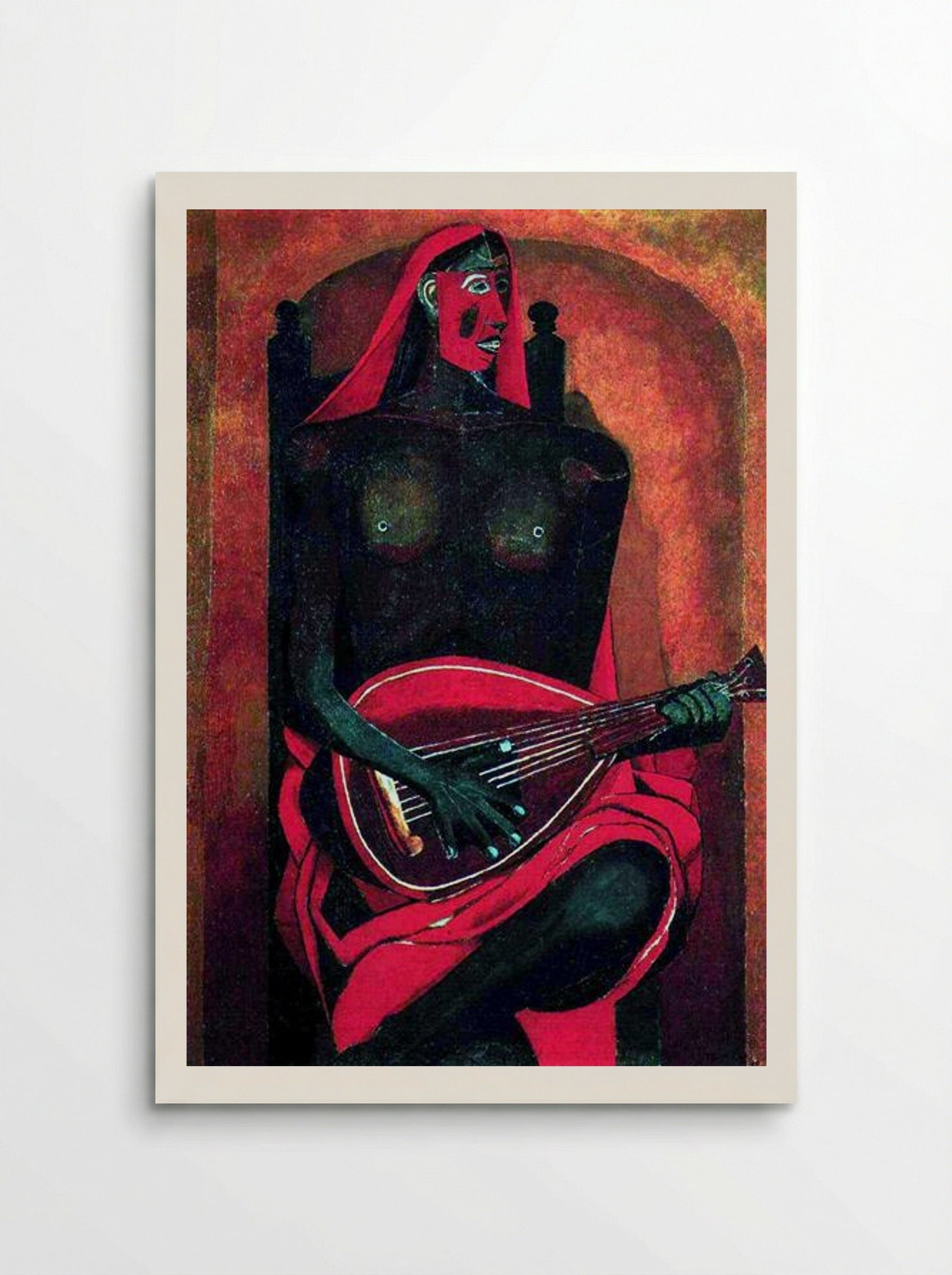 The Woman with Red Mask - Rufino Tamayo - Poster