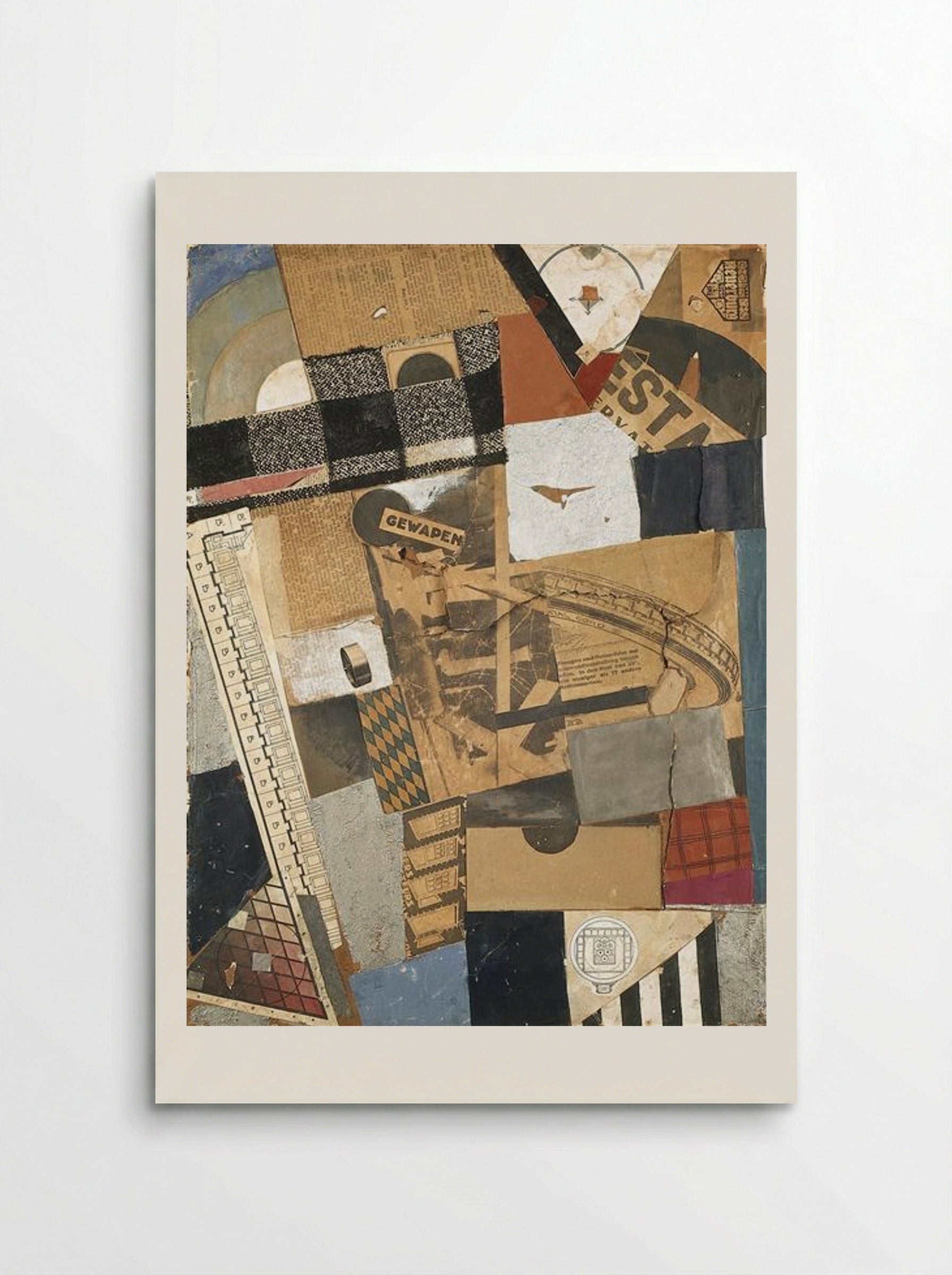 The denaturalized material. Destruction 2 - Theo van Doesburg - Poster