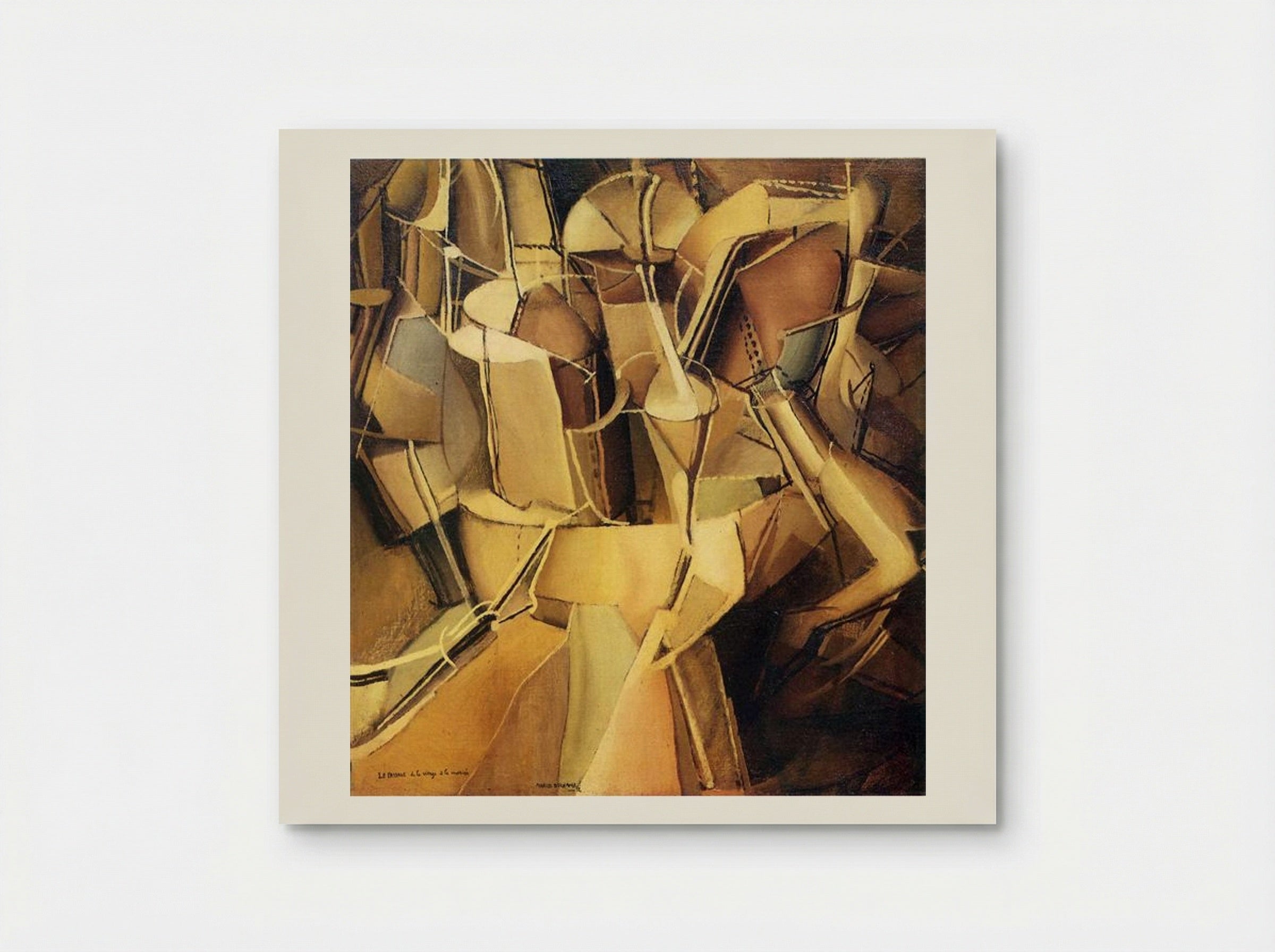 Transition of the Virgin into a Bride - Marcel Duchamp - Poster