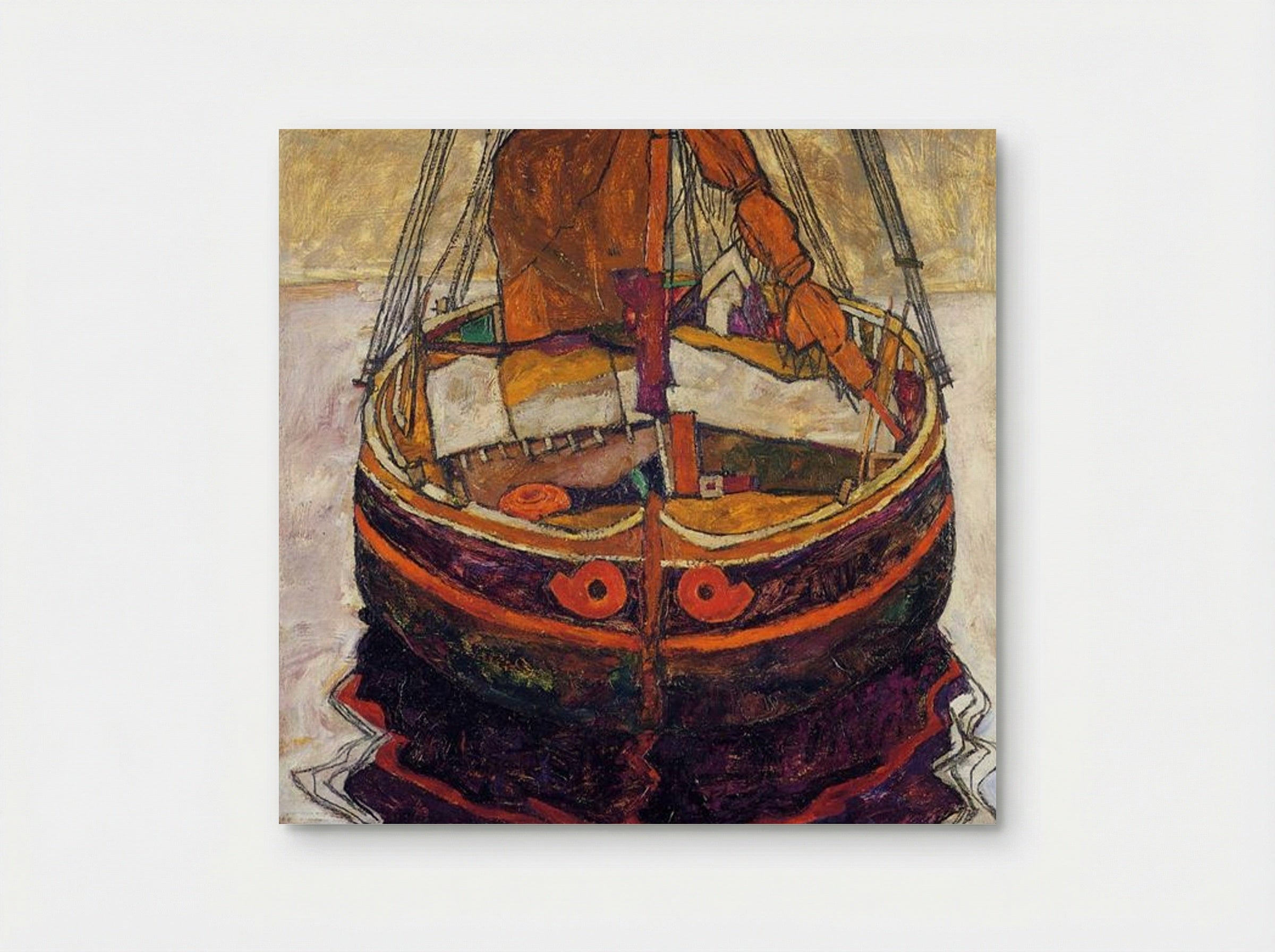 Trieste Fishing Boat - Egon Schiele - Poster