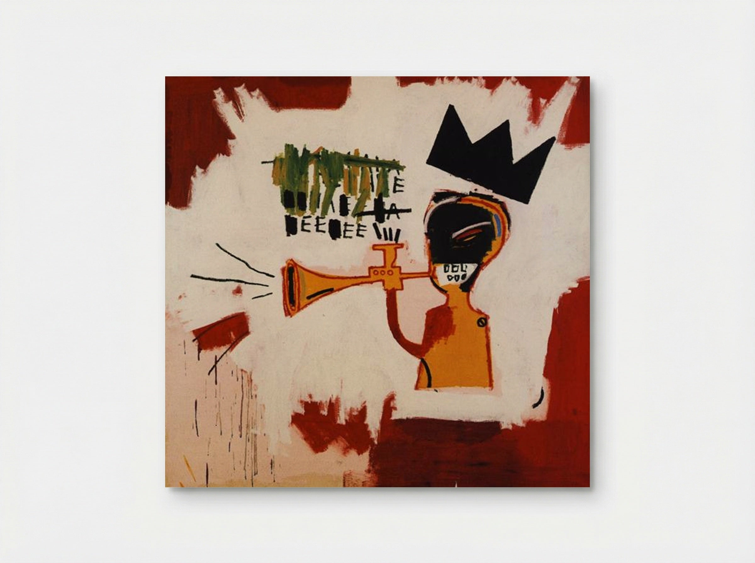Trumpet - Jean-Michel Basquiat - Poster