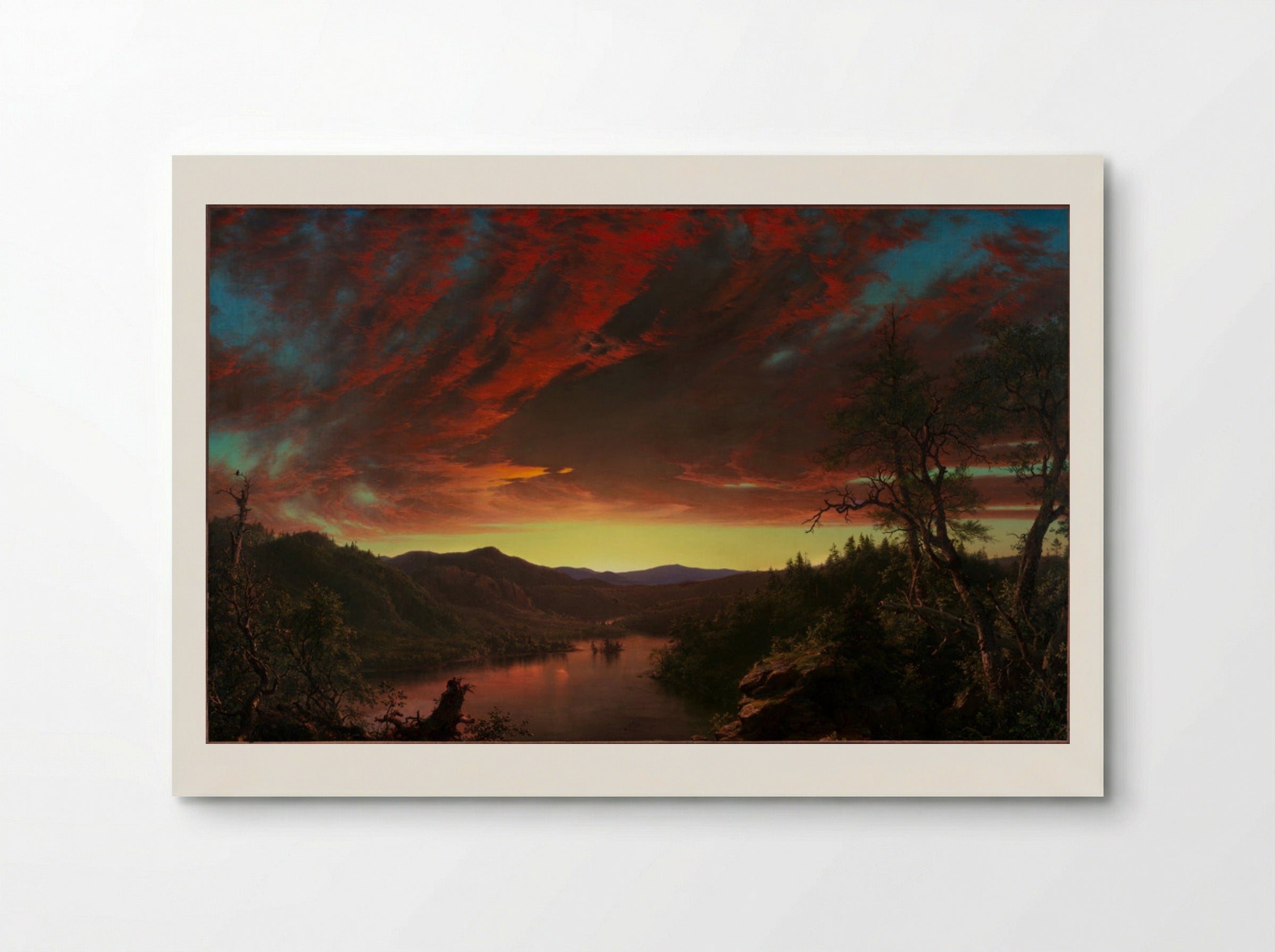Twilight in the Wilderness - Frederic Edwin Church - Poster