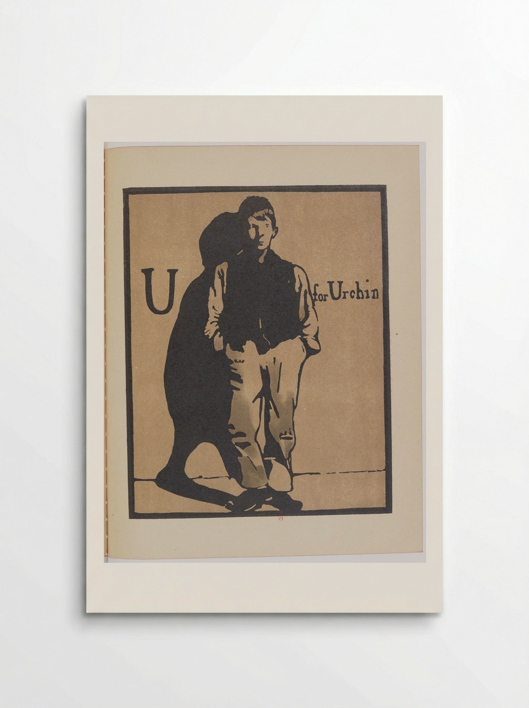 U for Urchin - William Nicholson - Poster