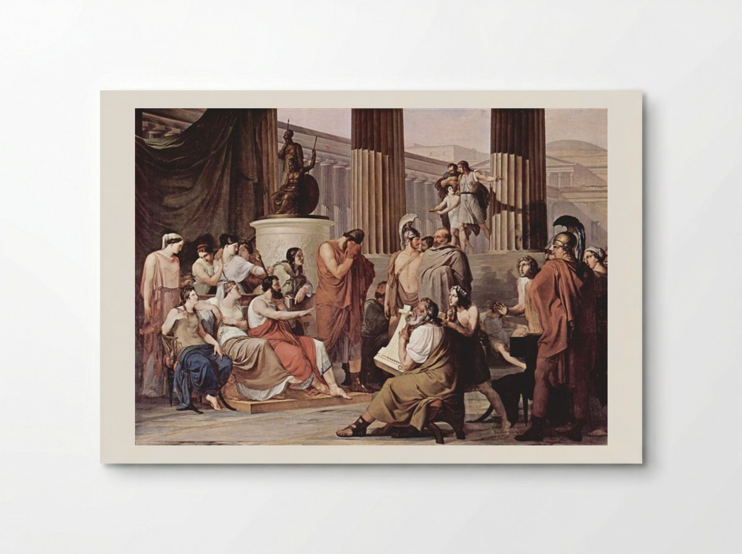 Ulysses at the court of Alcinous - Francesco Hayez - Poster