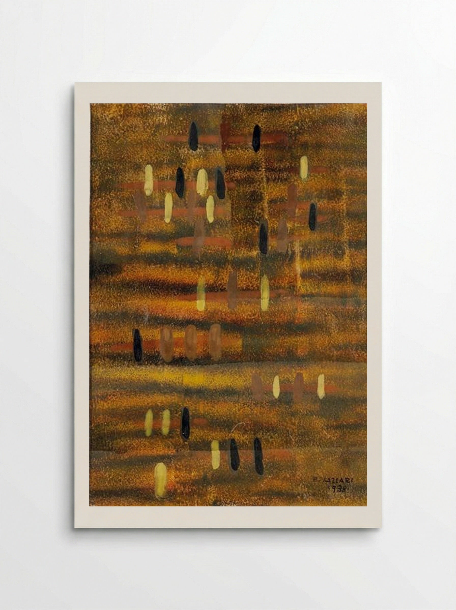 Untitled (Abstract Composition, 1938) - Bice Lazzari - Poster