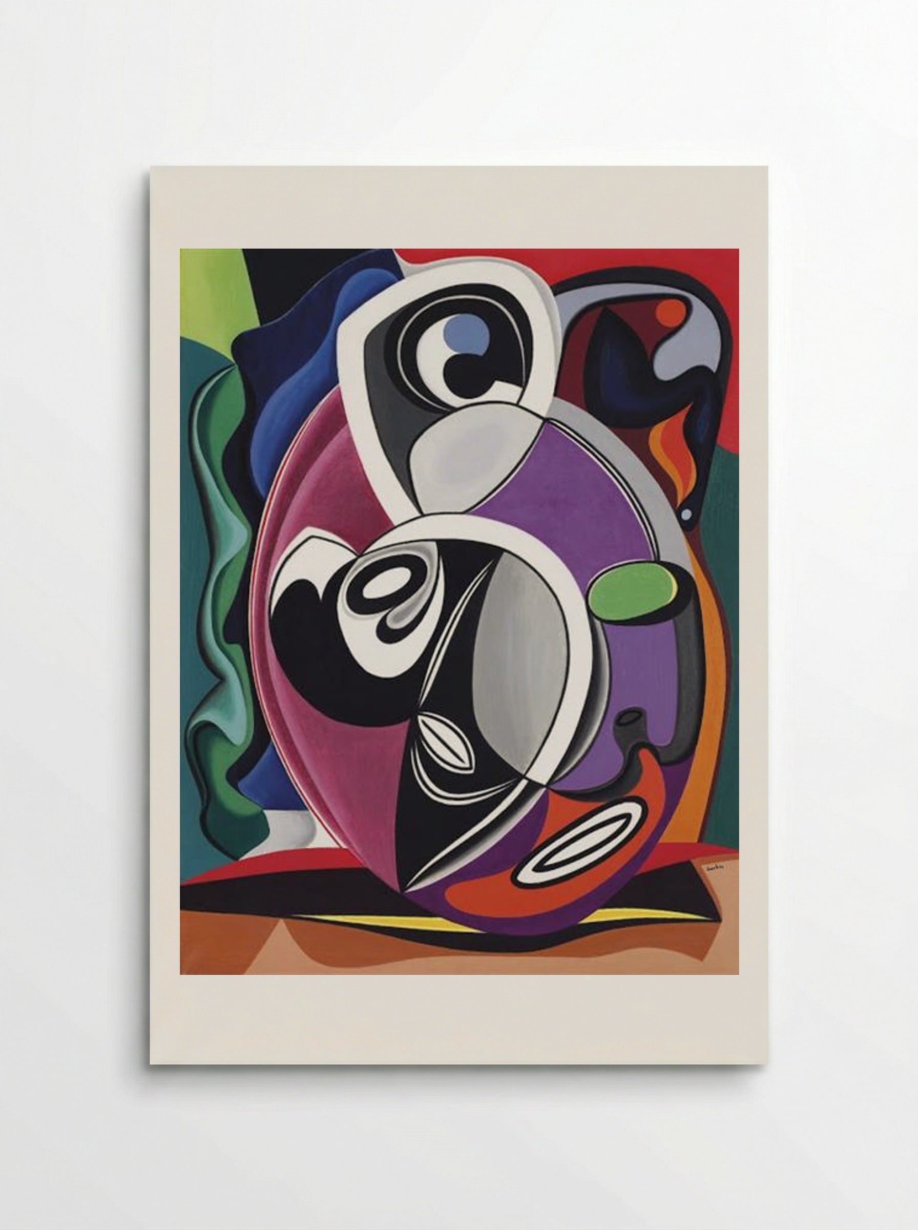 Untitled (Abstract Composition) - Auguste Herbin - Poster