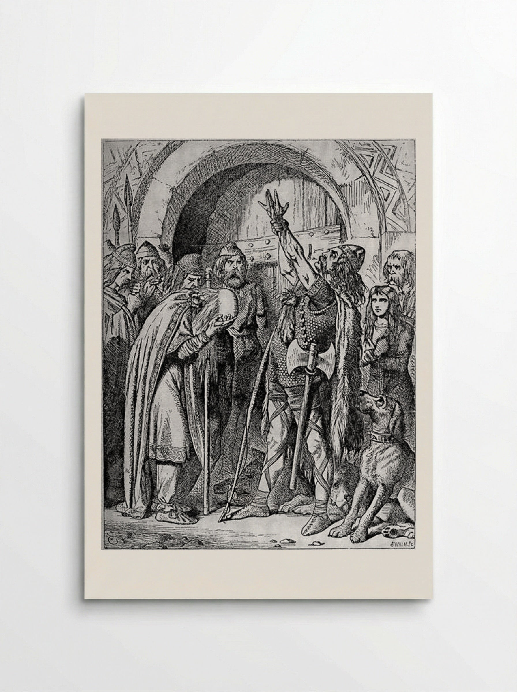 Untitled (Vikings in Interior) - James Tissot - Poster