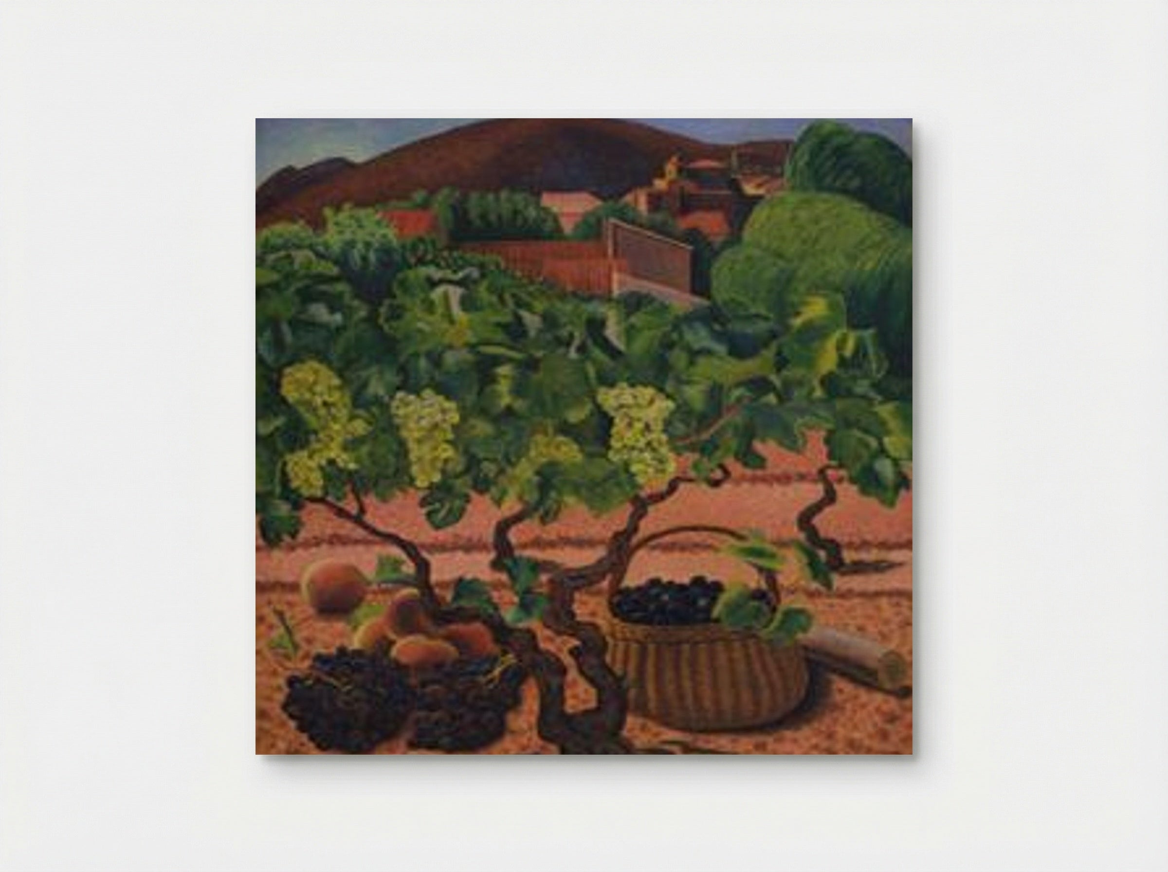 Untitled (Vineyard with Fruit) - Auguste Herbin - Poster