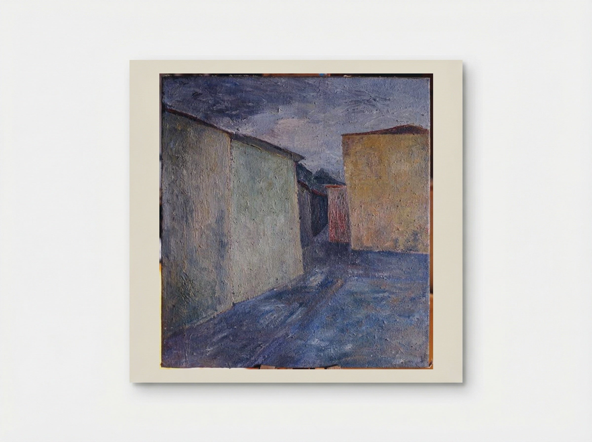 Upper Piazza - Alberto Burri - Poster