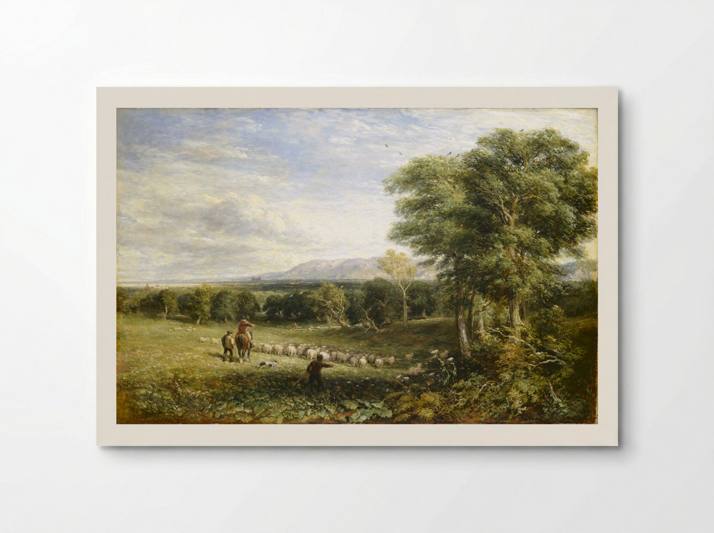 Vale of Clwyd - David Cox - Poster