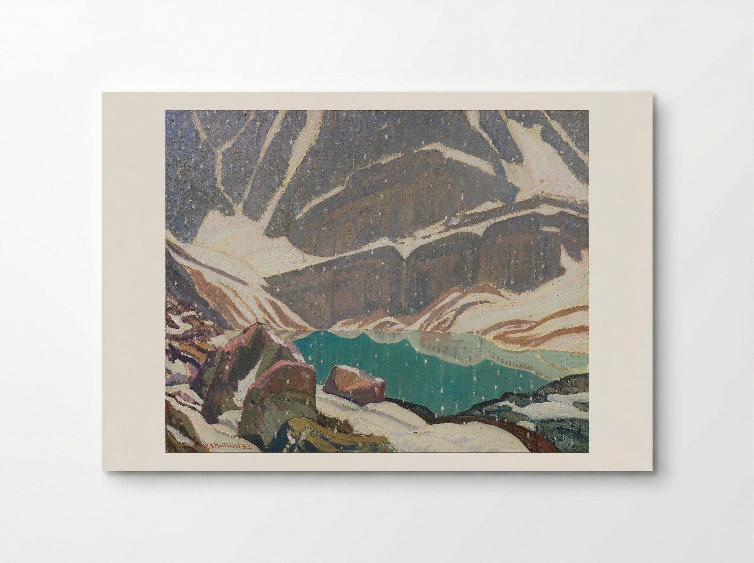 Valley and Stream, Oesa Trail, Lake O'Hara - J. E. H. MacDonald - Poster