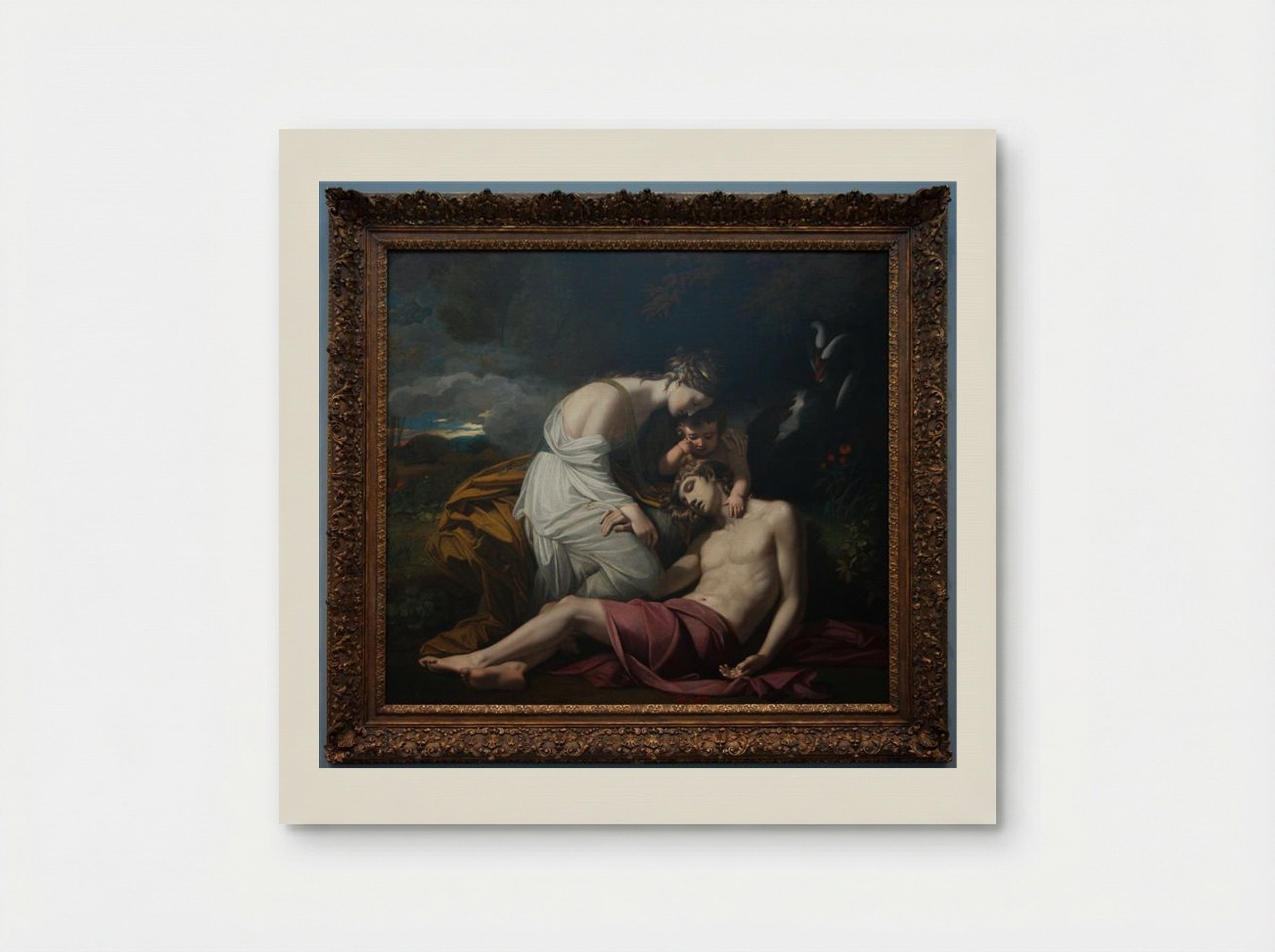 Venus Lamenting the Death of Adonis - Benjamin West - Poster