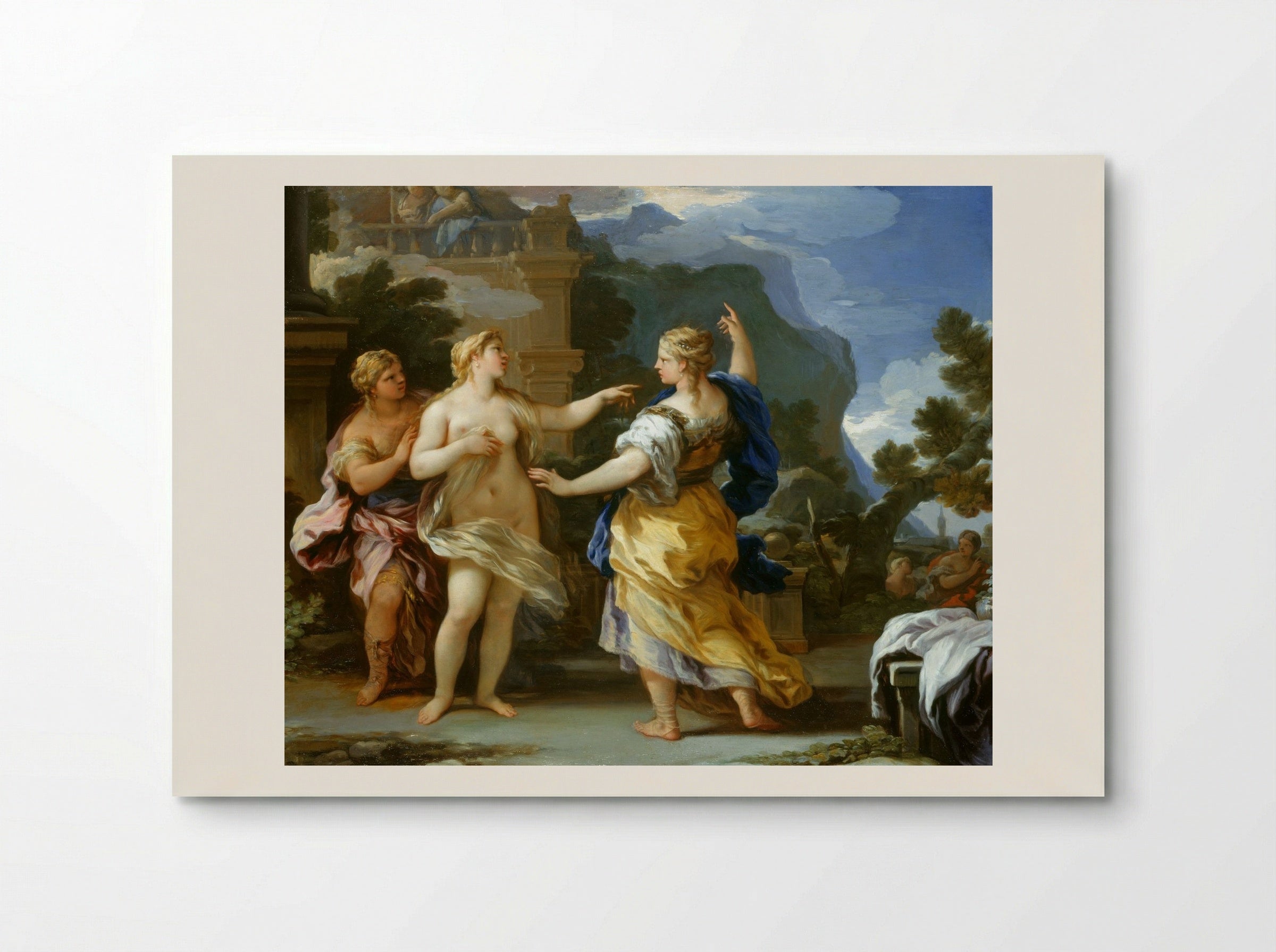 Venus Punishing Psyche with a Task - Luca Giordano - Poster