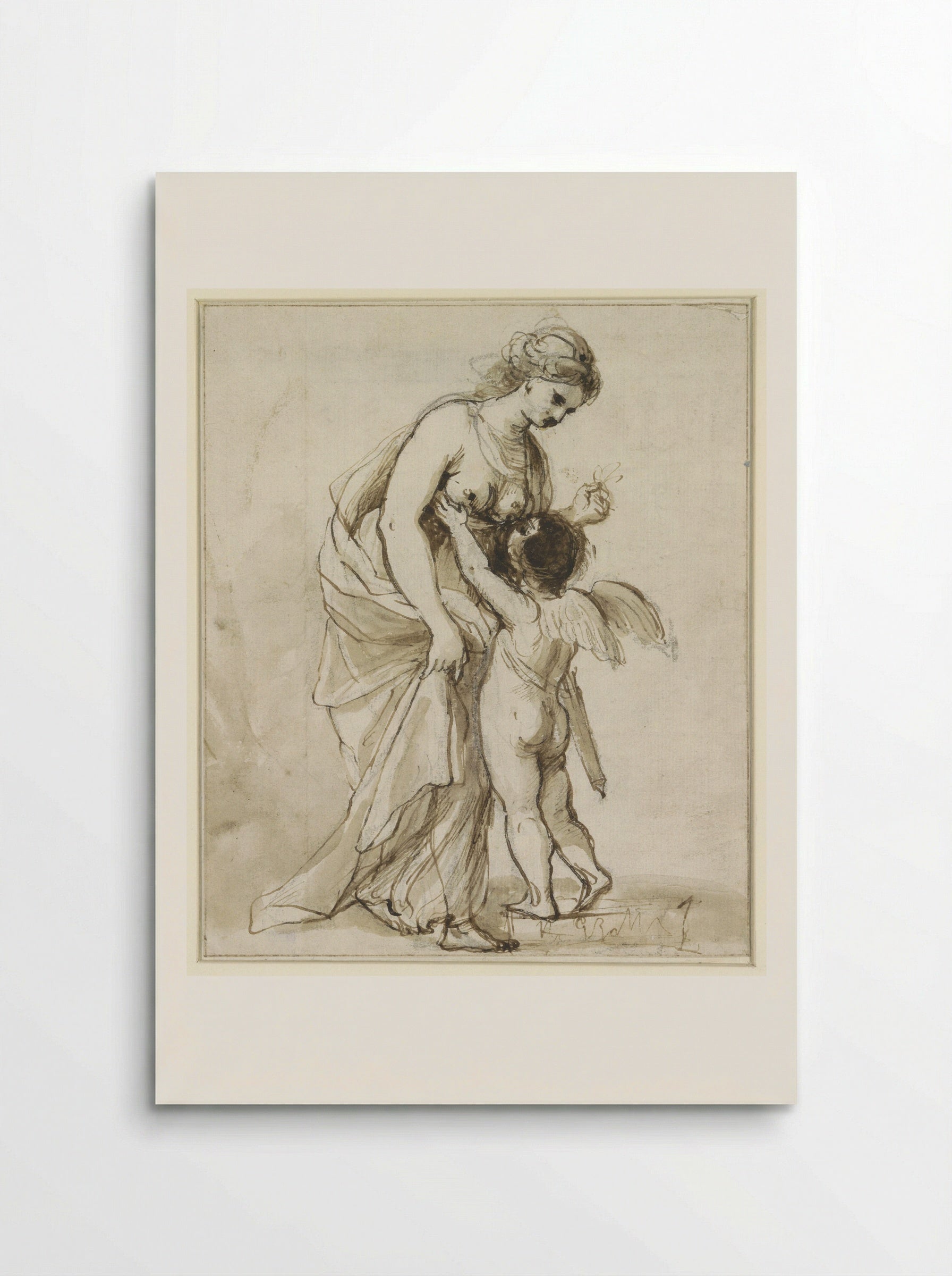 Venus and Cupid - Angelica Kauffmann - Poster