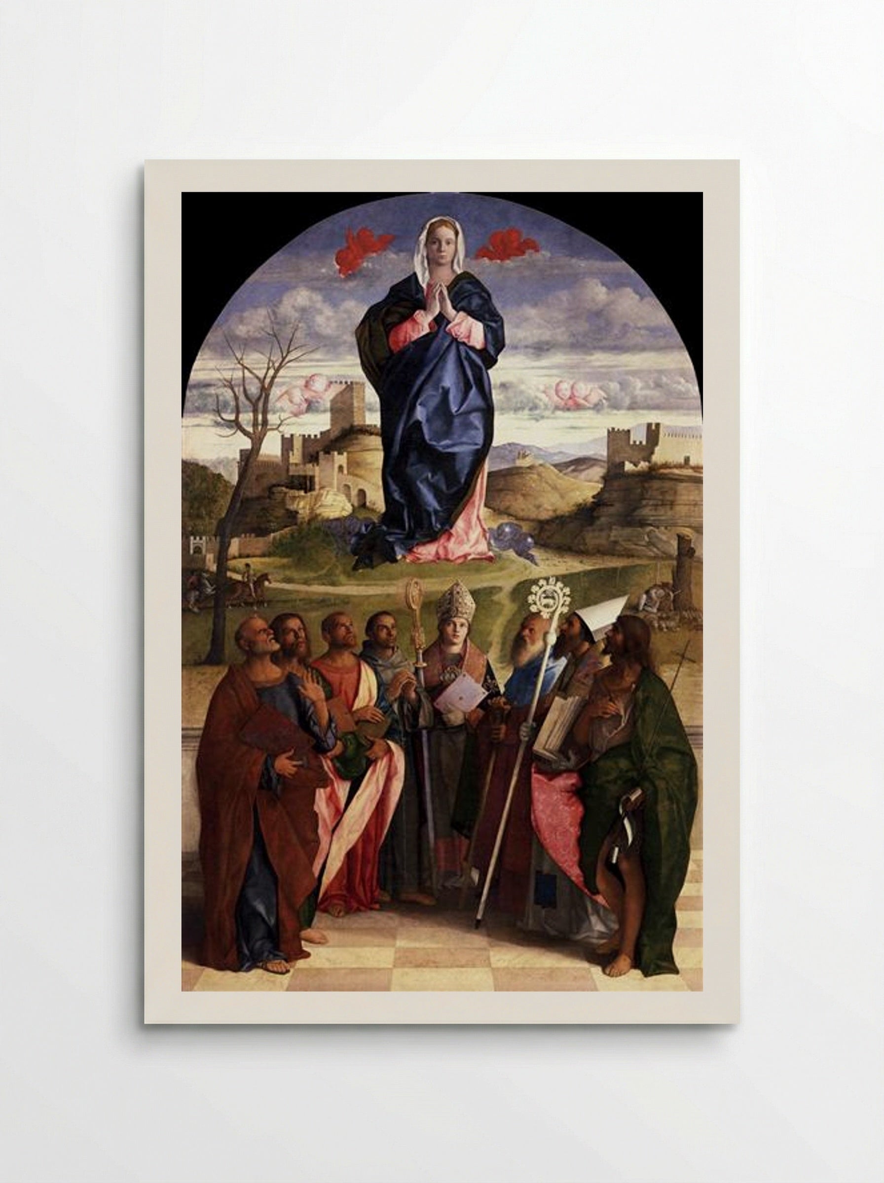 Virgin in Glory with Saints - Giovanni Bellini - Poster
